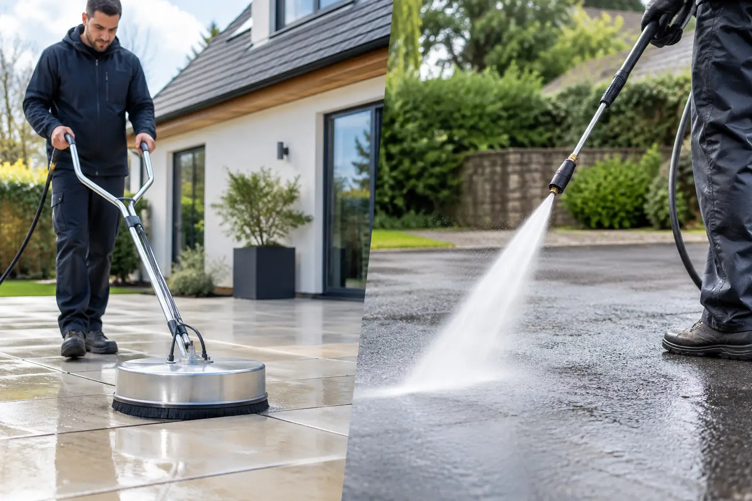 Porcelain Cleaning Versus Pressure Washing