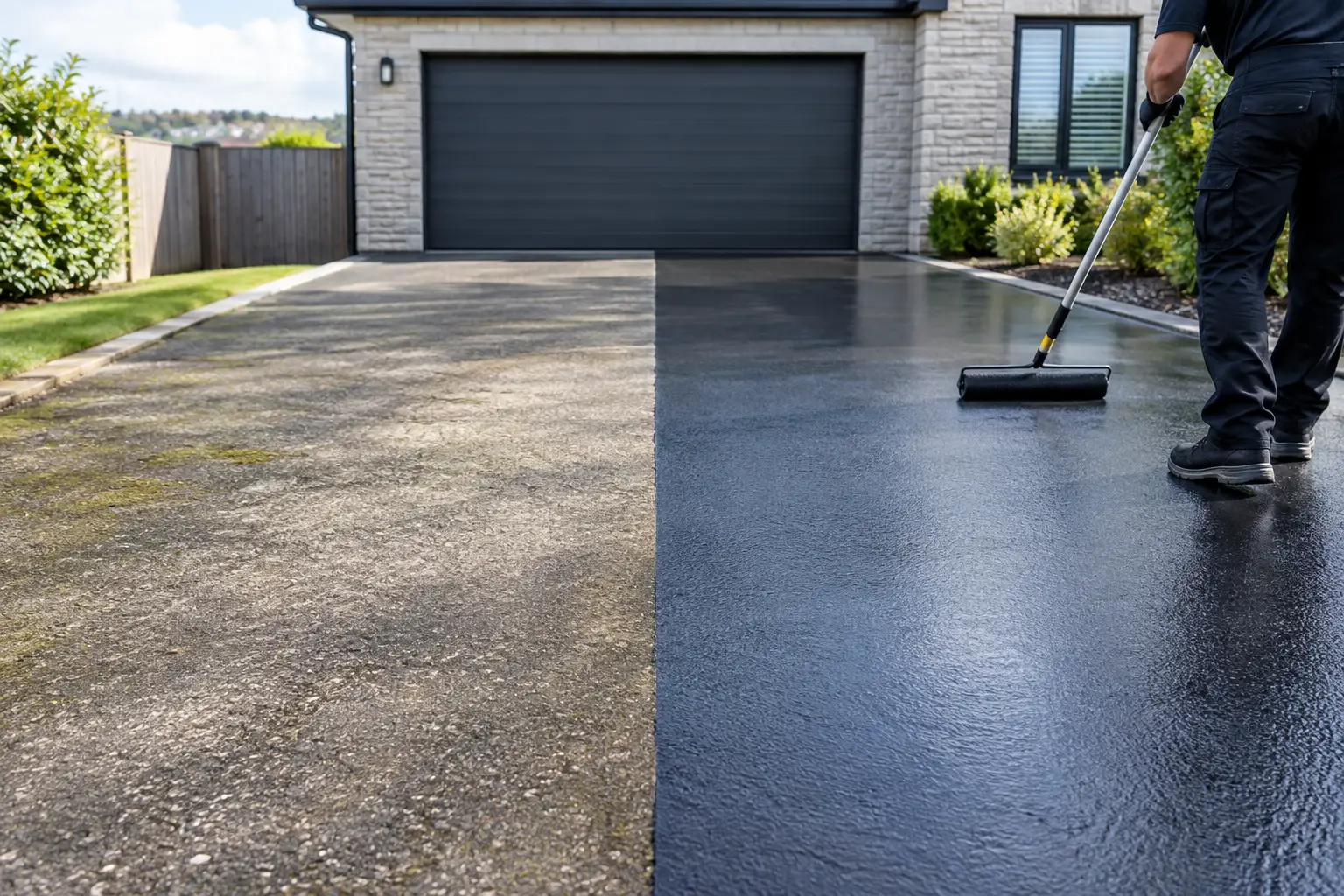 Driveway Sealing Versus No Sealing Compared