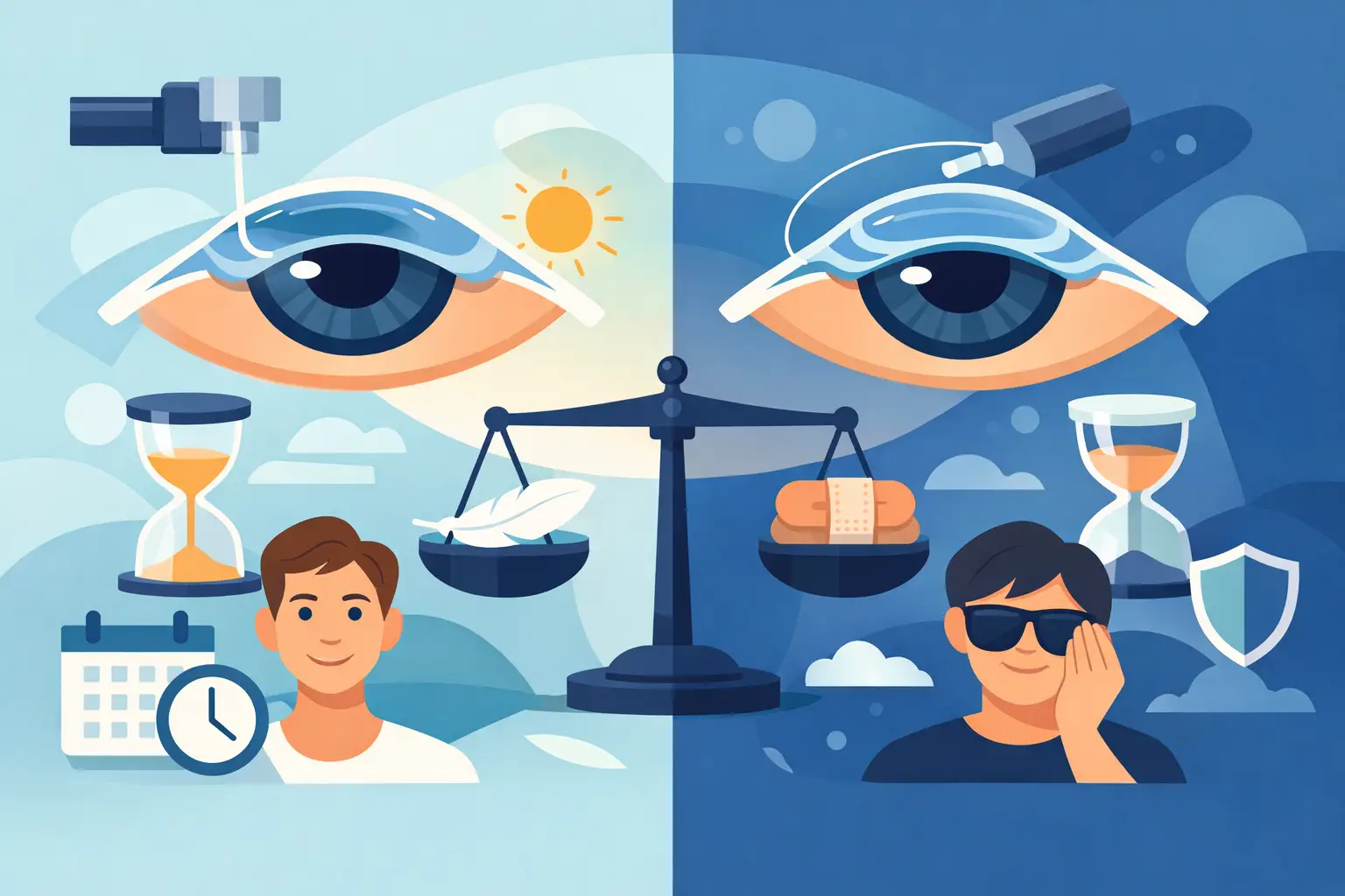 LASIK vs PRK Recovery Timelines and Trade-Offs