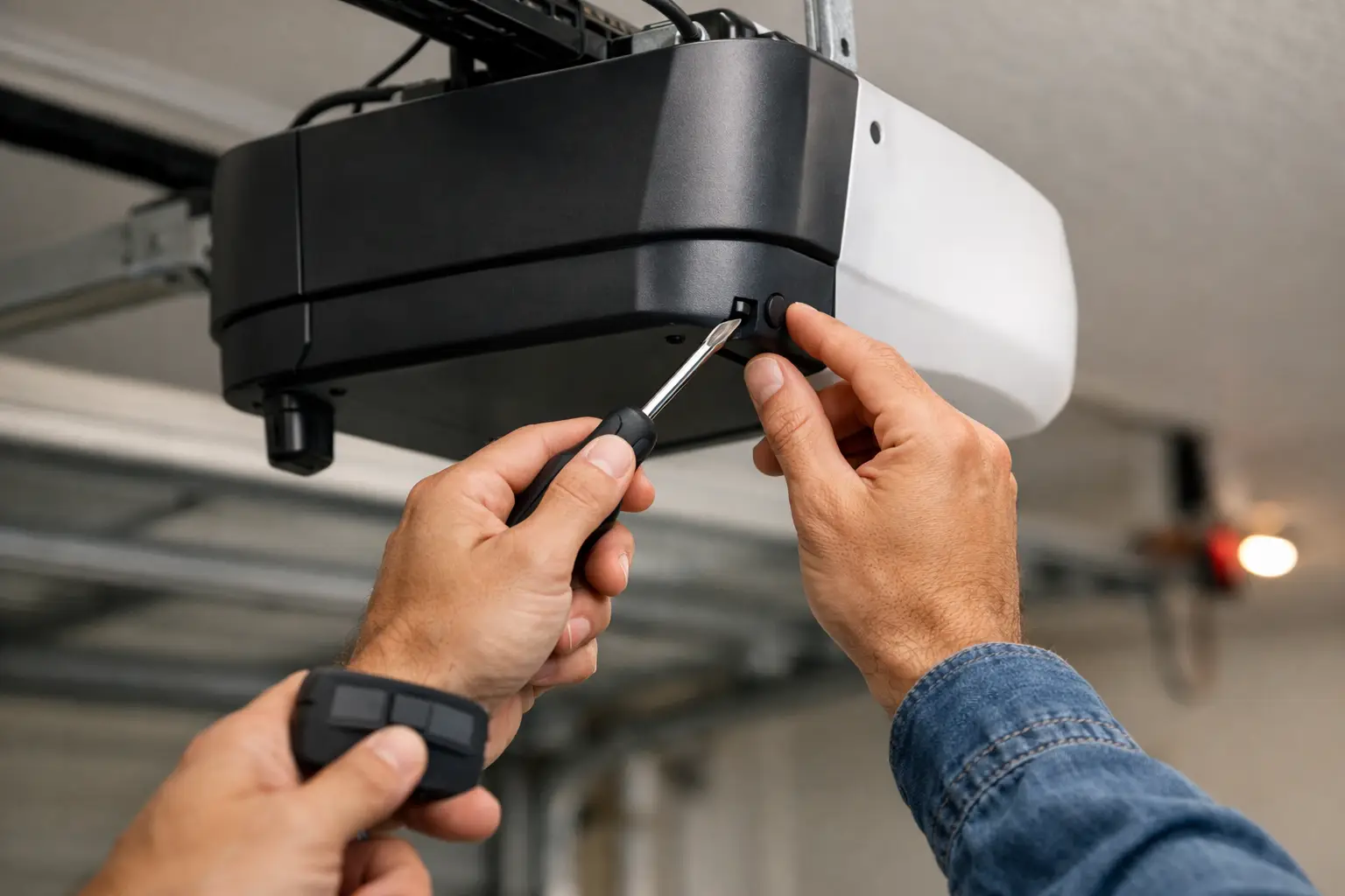 How to Reset a Garage Door Opener Safely