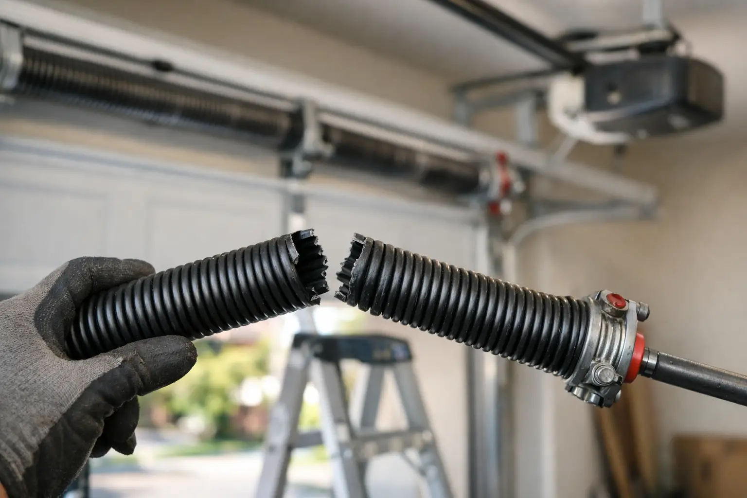 Broken Garage Spring Repair in Longmont