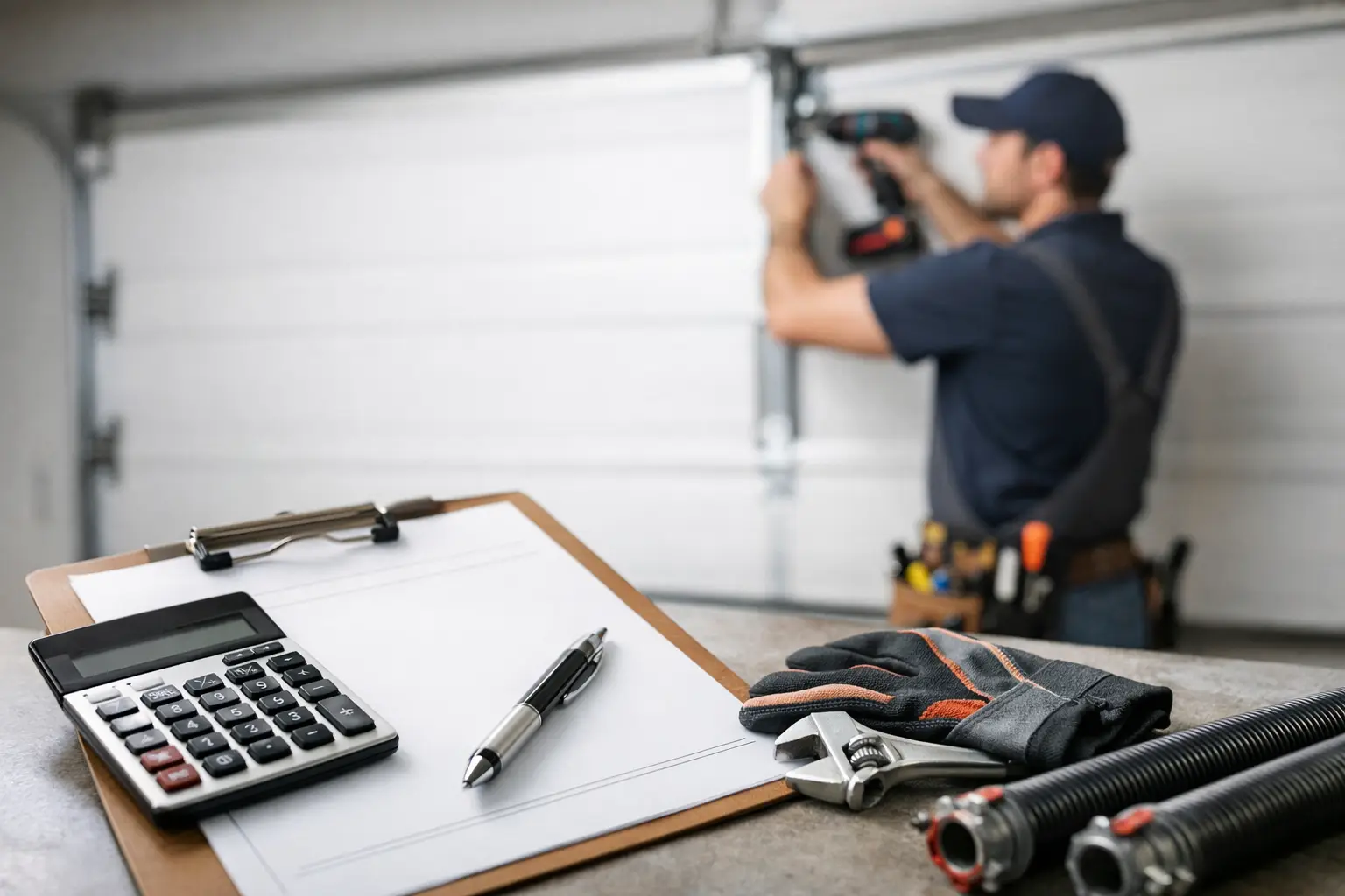 Service Cost Estimate for Garage Door Repair