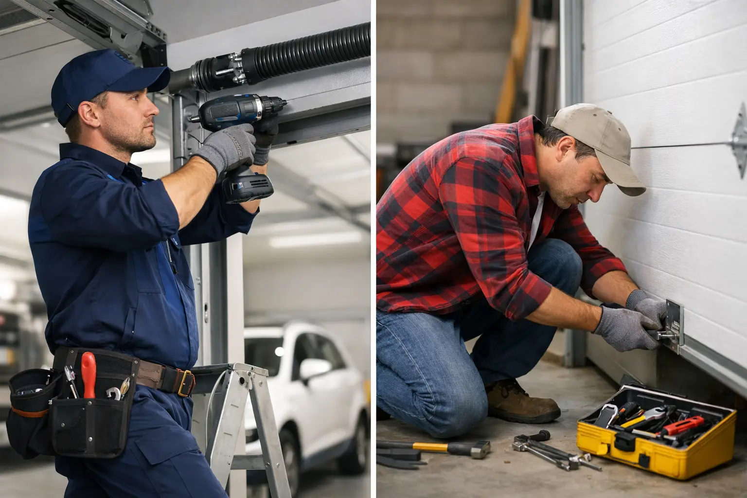 Professional vs DIY Garage Repair: What Is Safer?