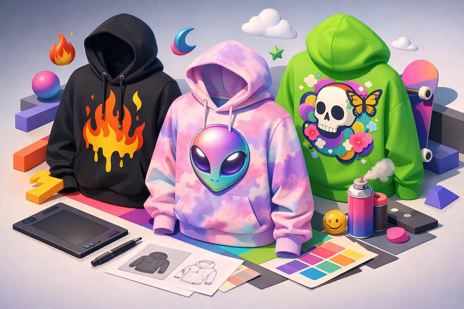 Graphic Hoodie Design Trends Right Now