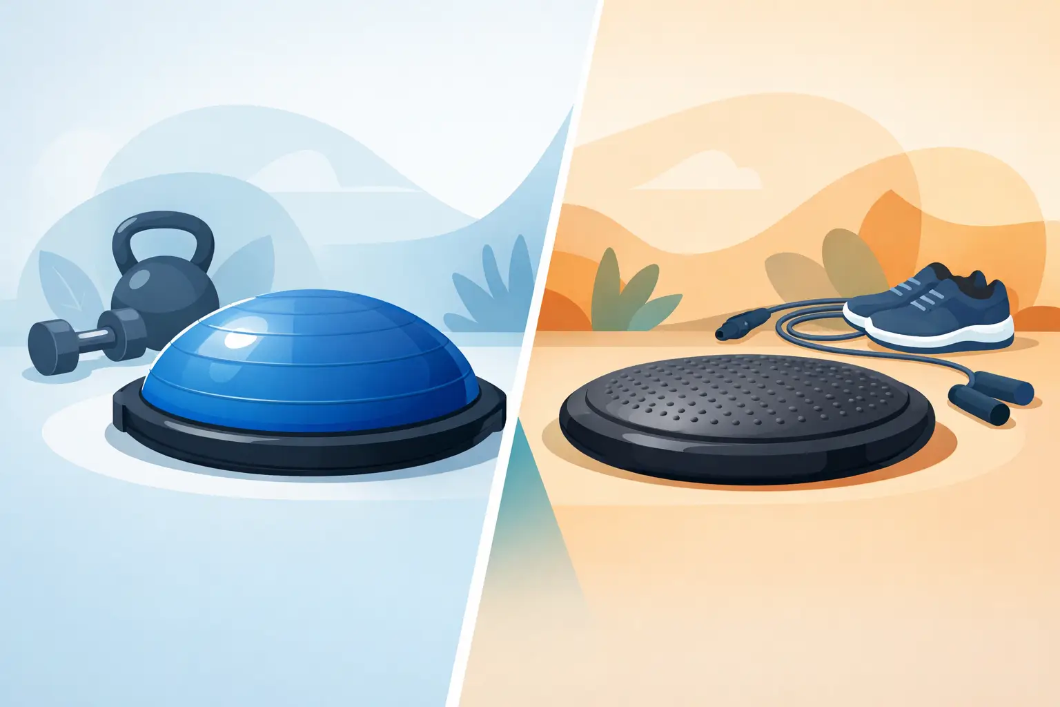 BOSU Trainer vs Cheap Balance Trainer