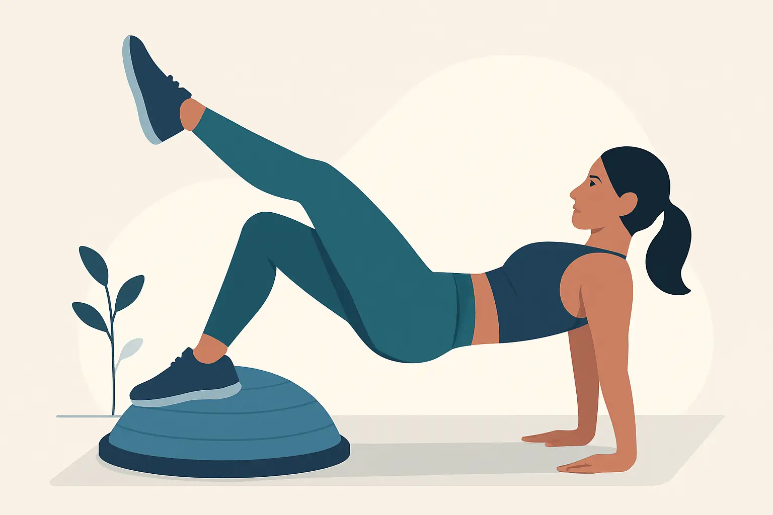 BOSU Ball glute work that actually carries over