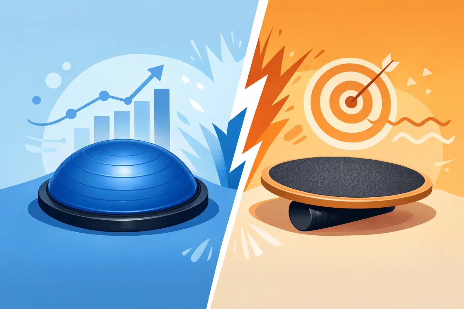 BOSU Ball vs Balance Board: Which Wins?