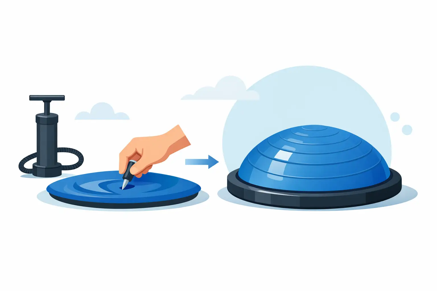 How to Inflate a BOSU Ball Properly