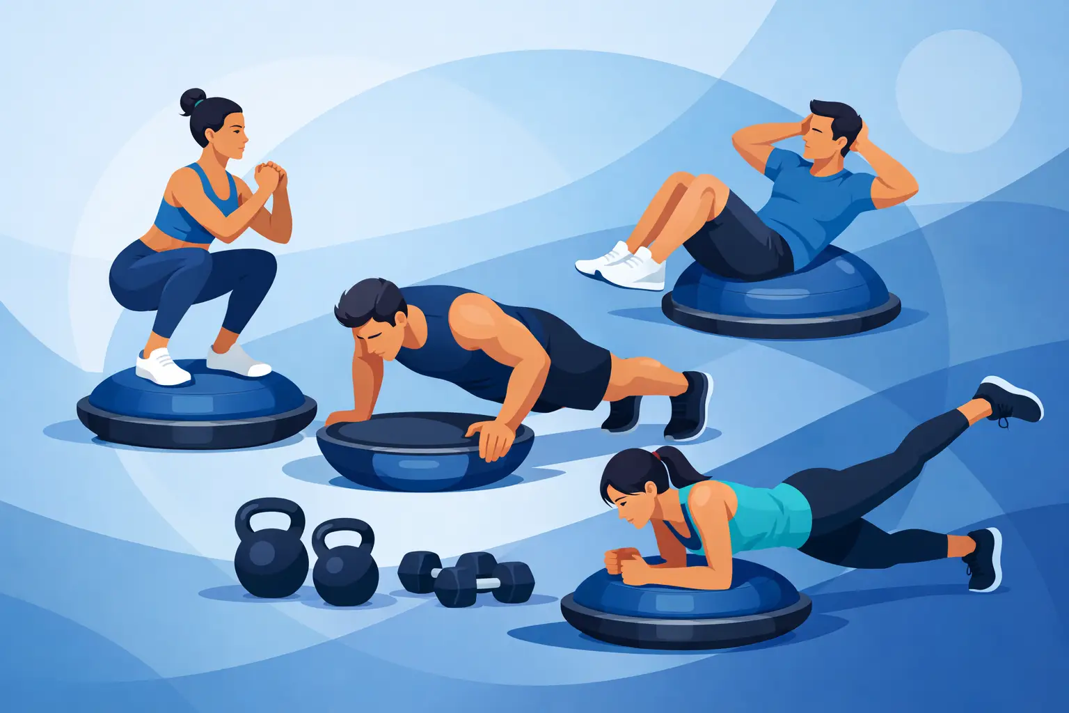 4-Week BOSU Ball Workout Plan
