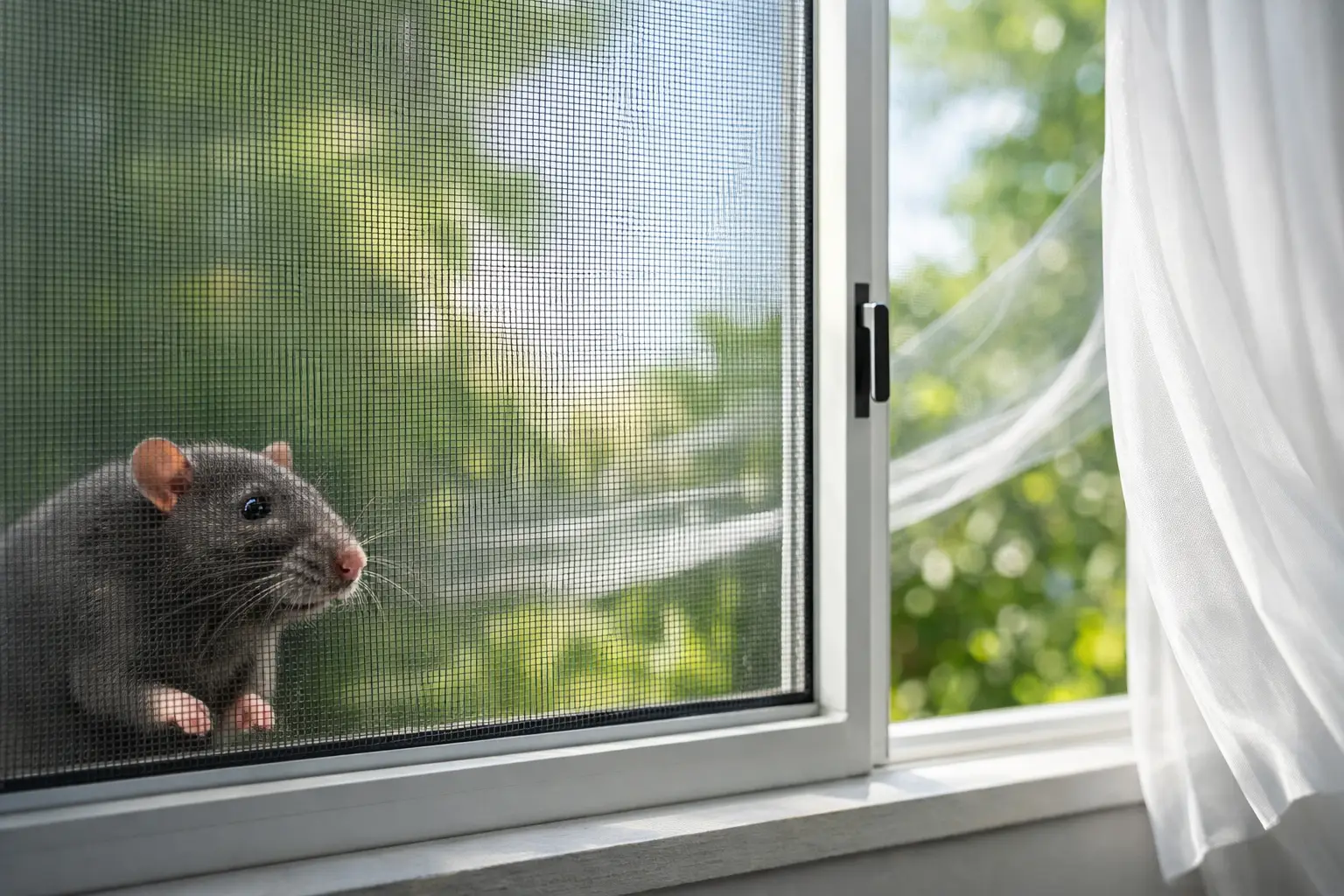 Metal Mesh Window Screens for Rodent & Ember Protection