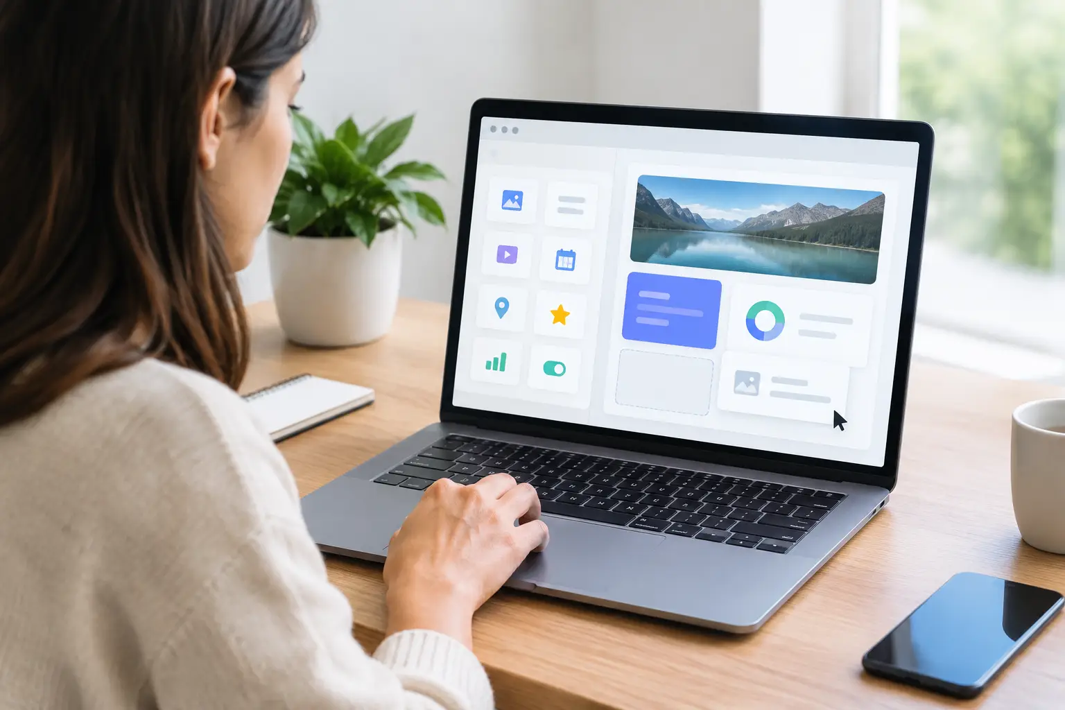 Come configurare widget senza programmazione