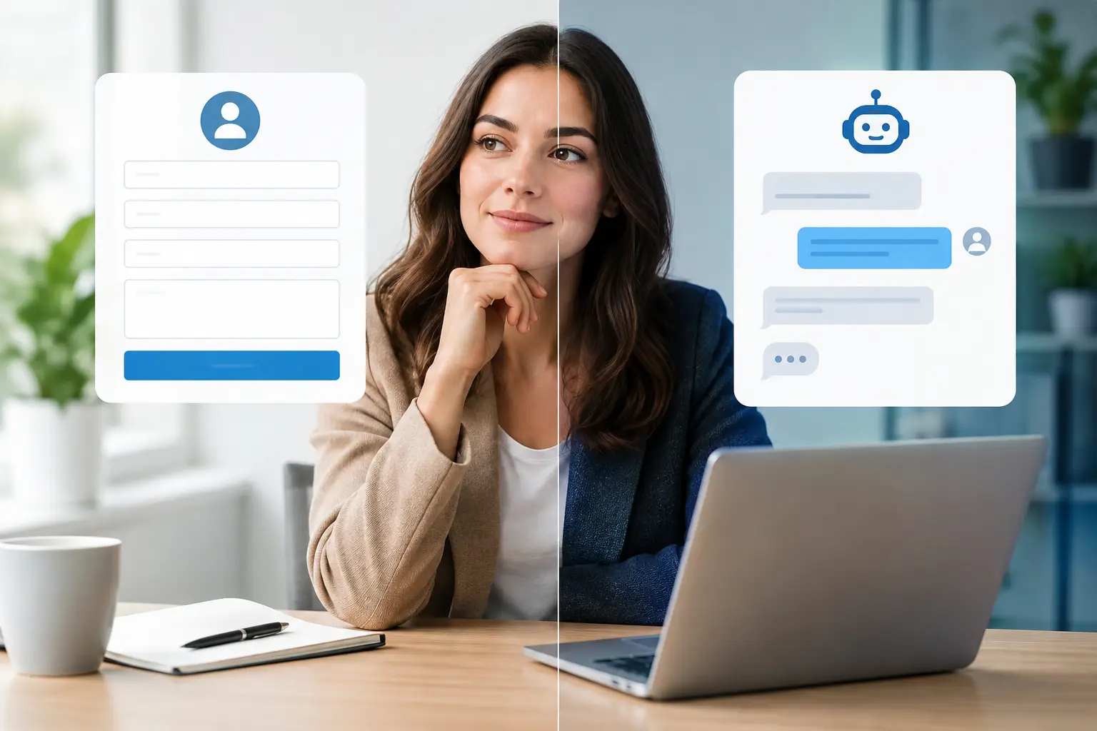 Modulo contatti vs chat intelligente: cosa converte?