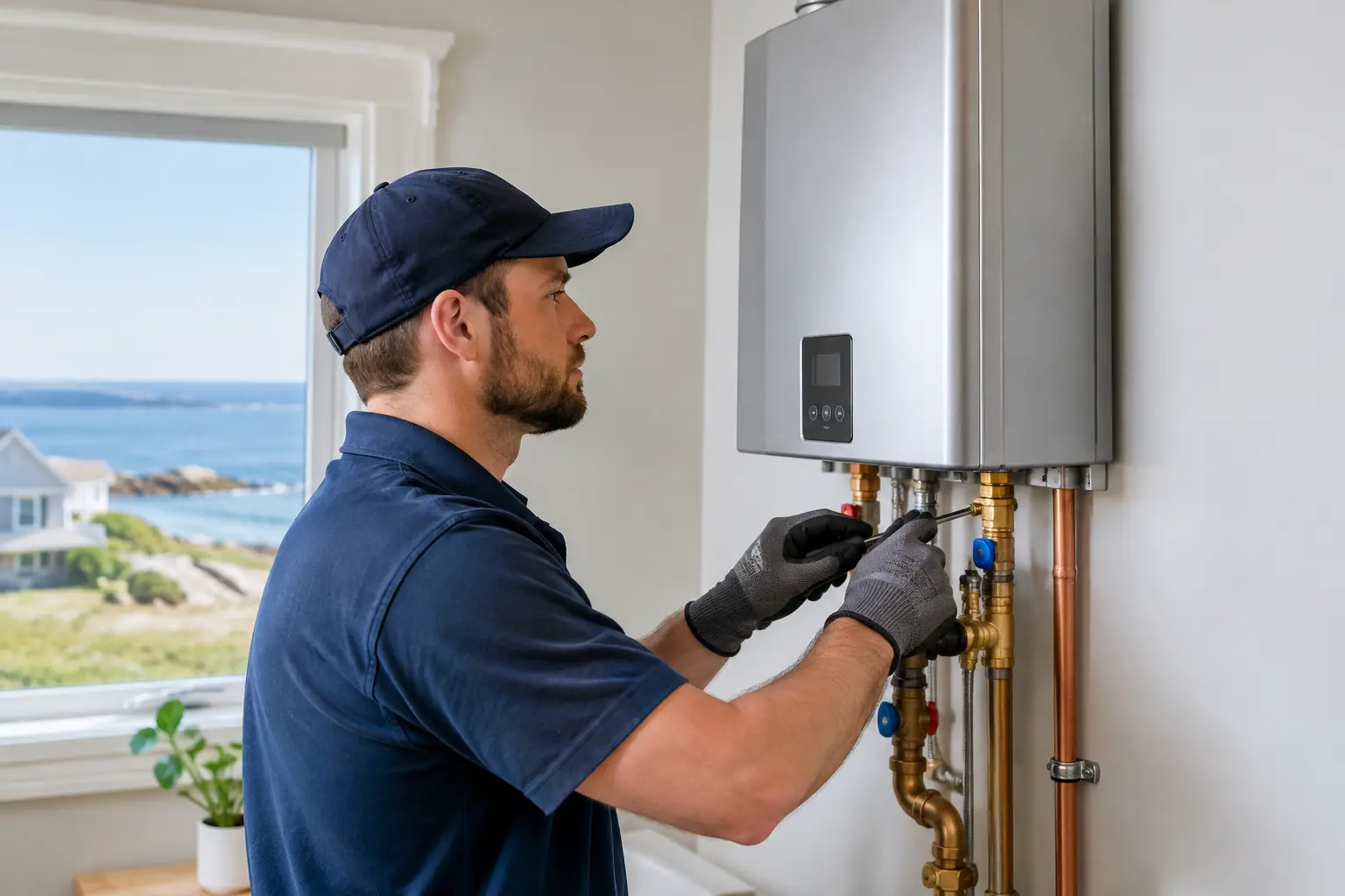 Tankless Water Heater Installation Cape Cod — Durfee Plumbing & Heating on Cape Cod
