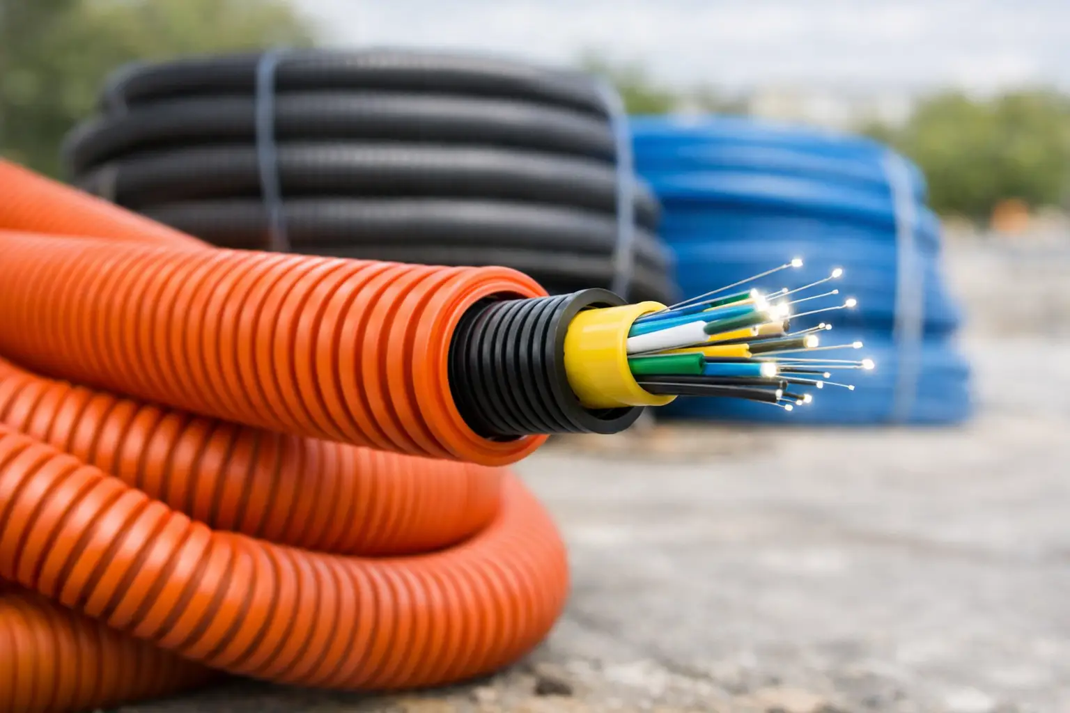 Duto corrugado para fibra óptica: como escolher