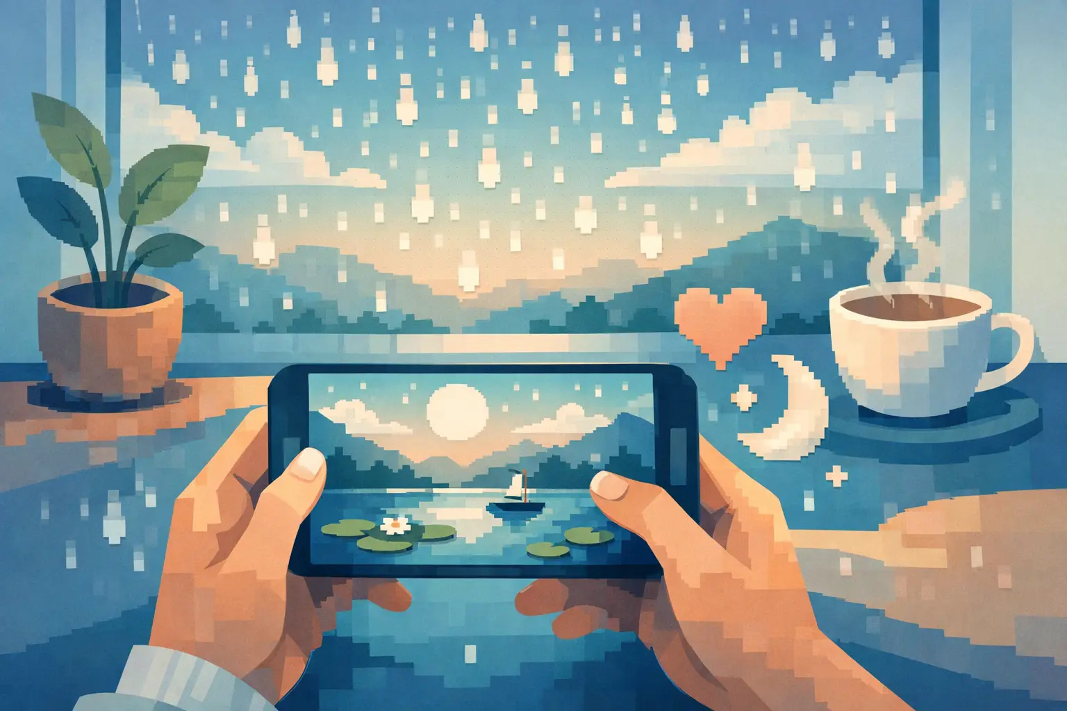 What Makes a Calming Mobile Game Work?