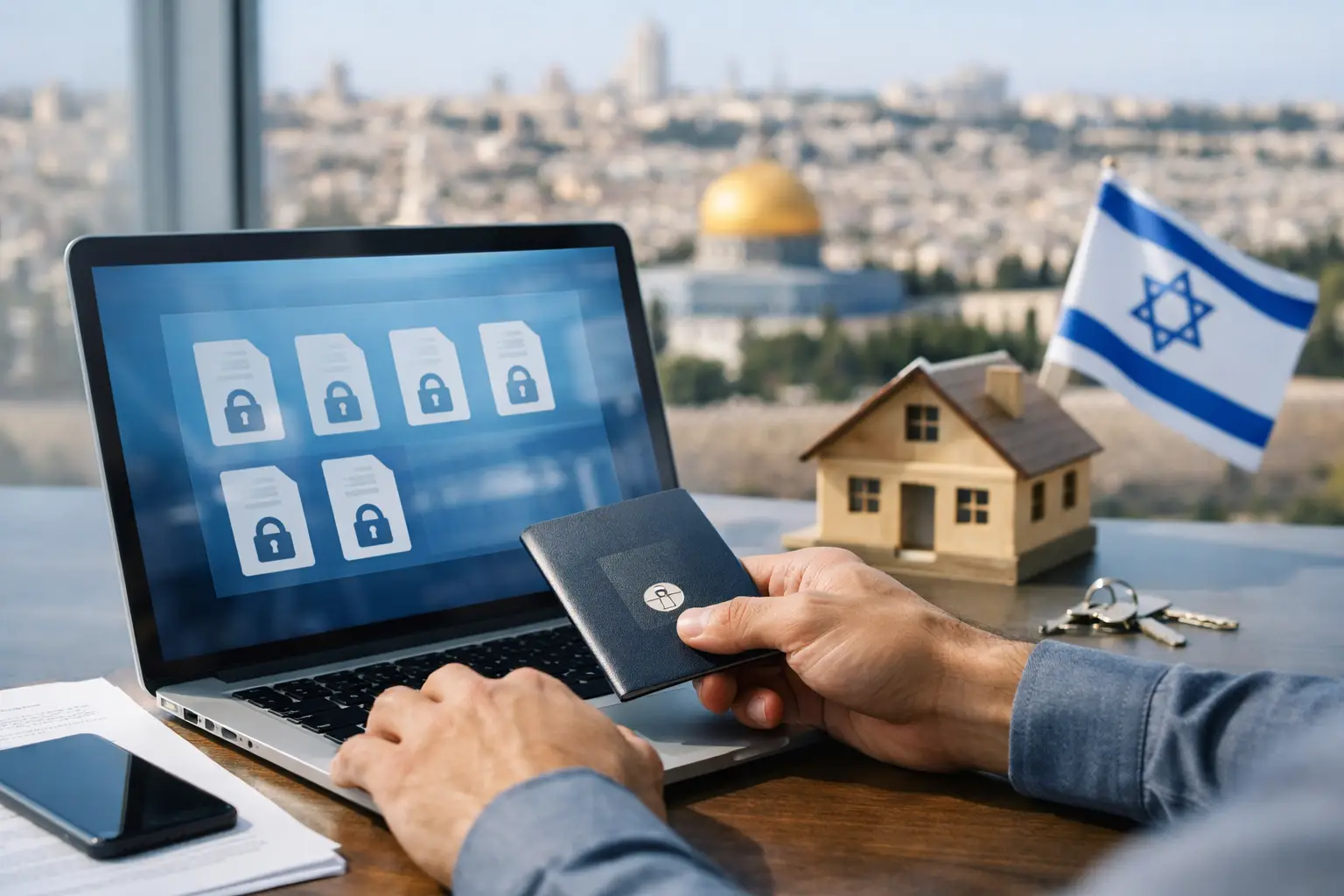 Secure Mortgage Document Portal for Israel Buyers