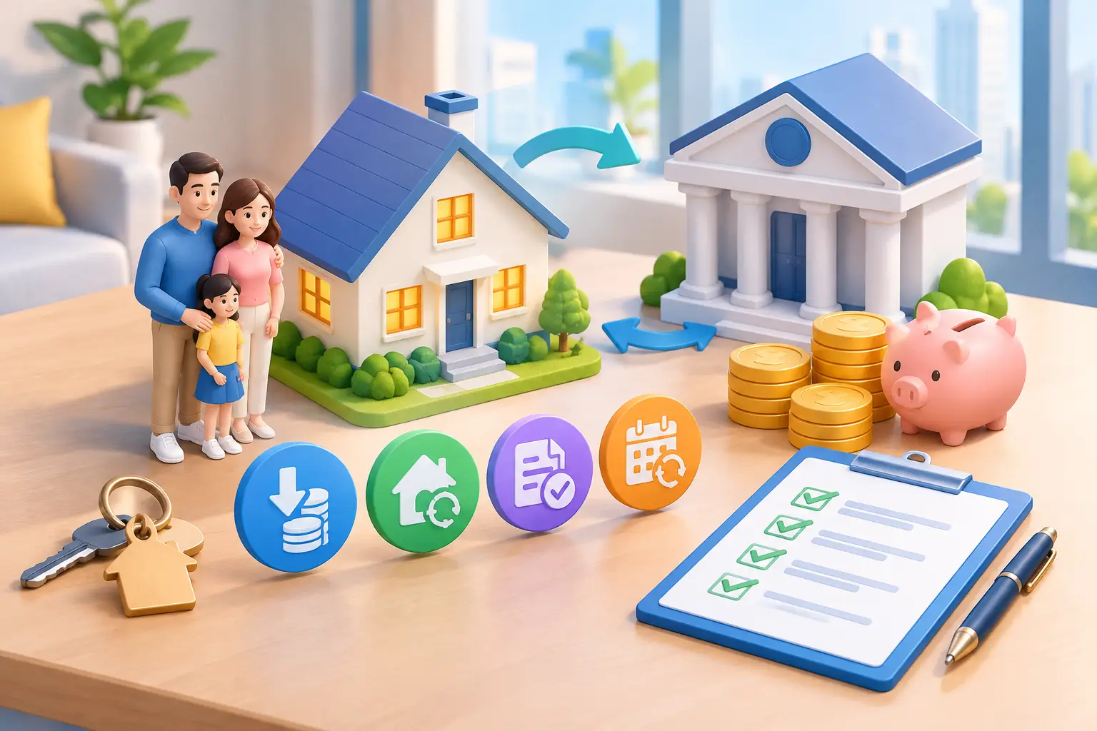 家庭資金週轉銀行方案如何選？有樓家庭低息周轉、轉按、批核與還款重點一次看清