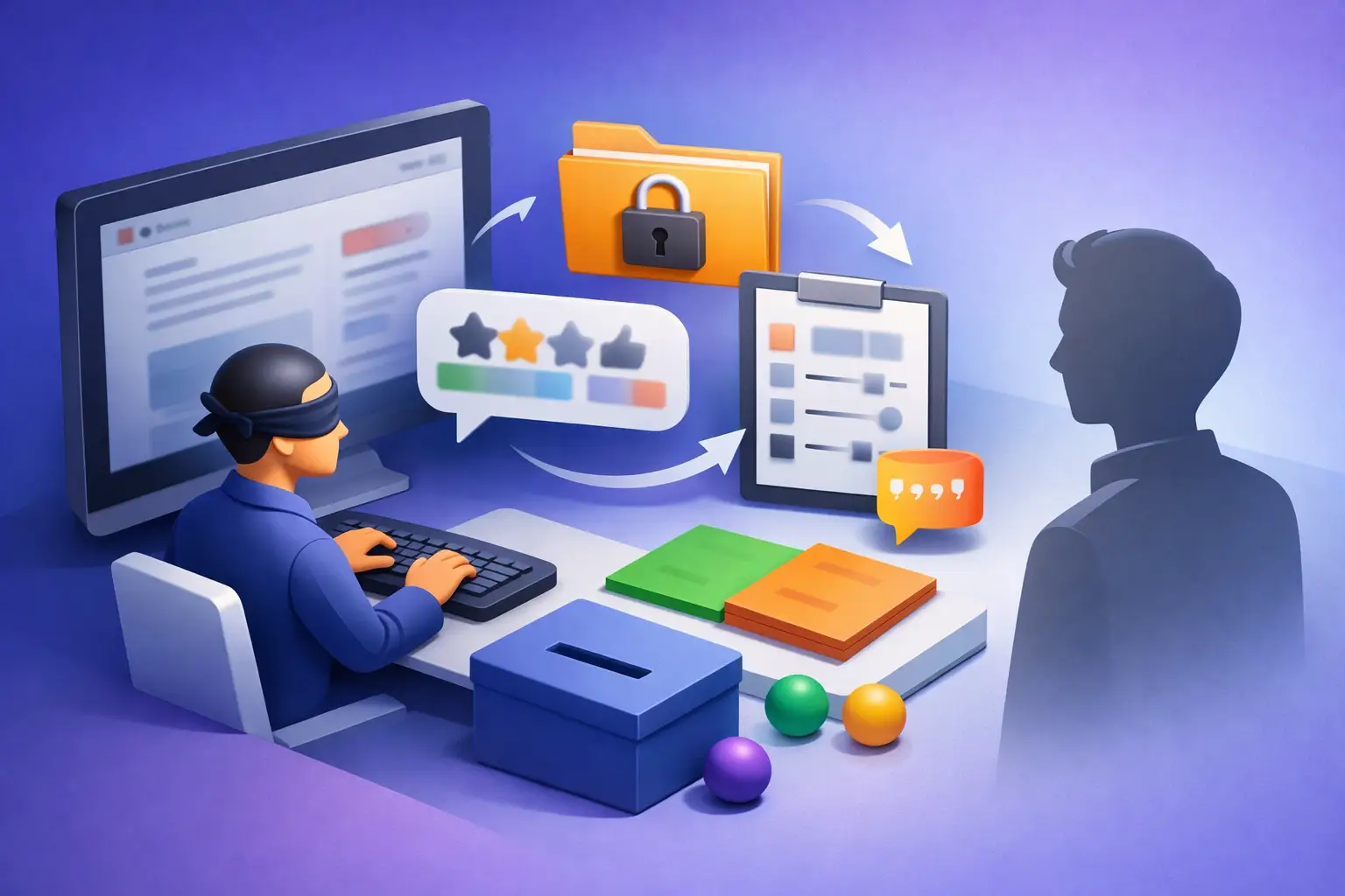 A Practical Guide to Blind Feedback Workflows