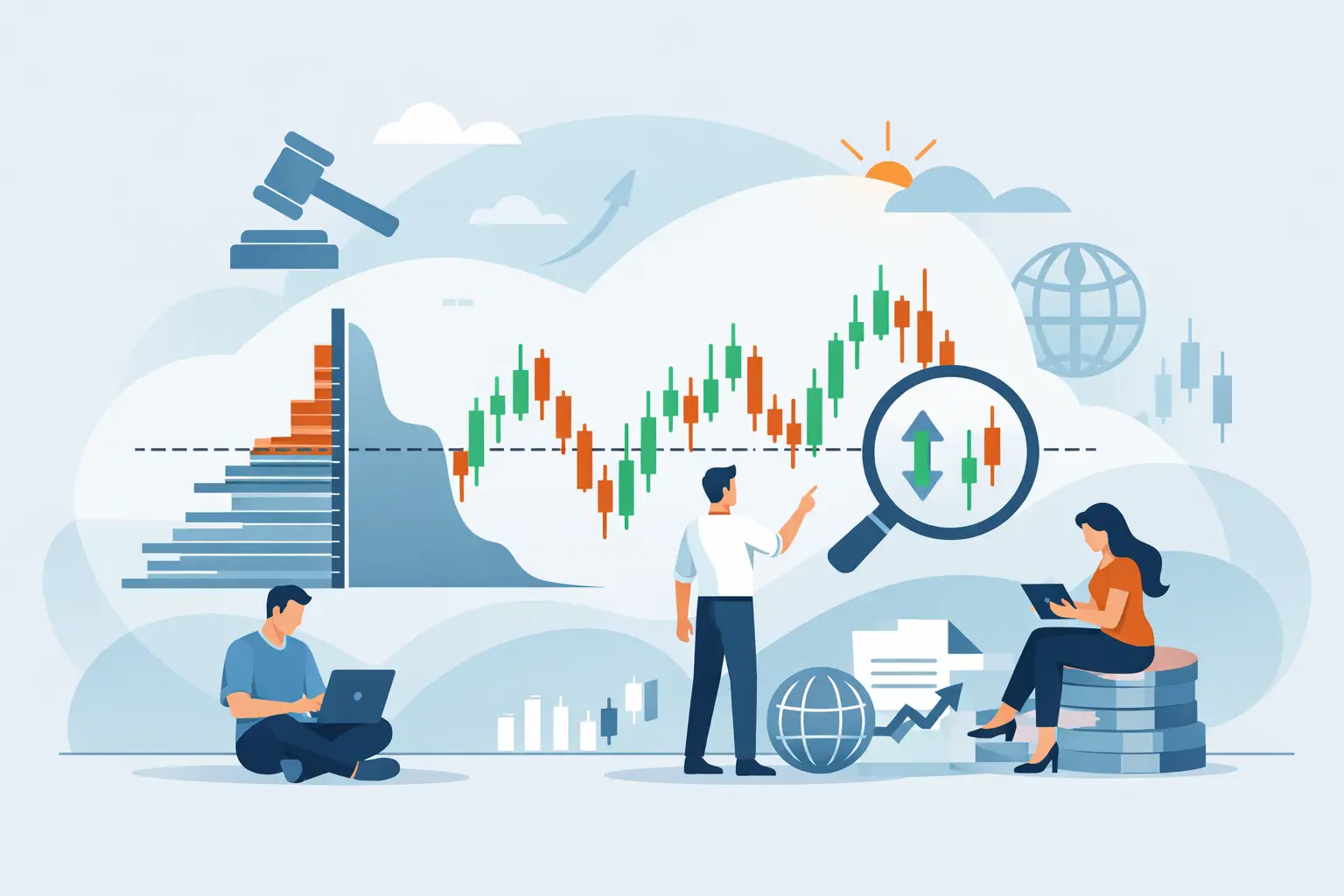 How Auction Market Theory Works in Futures Trading