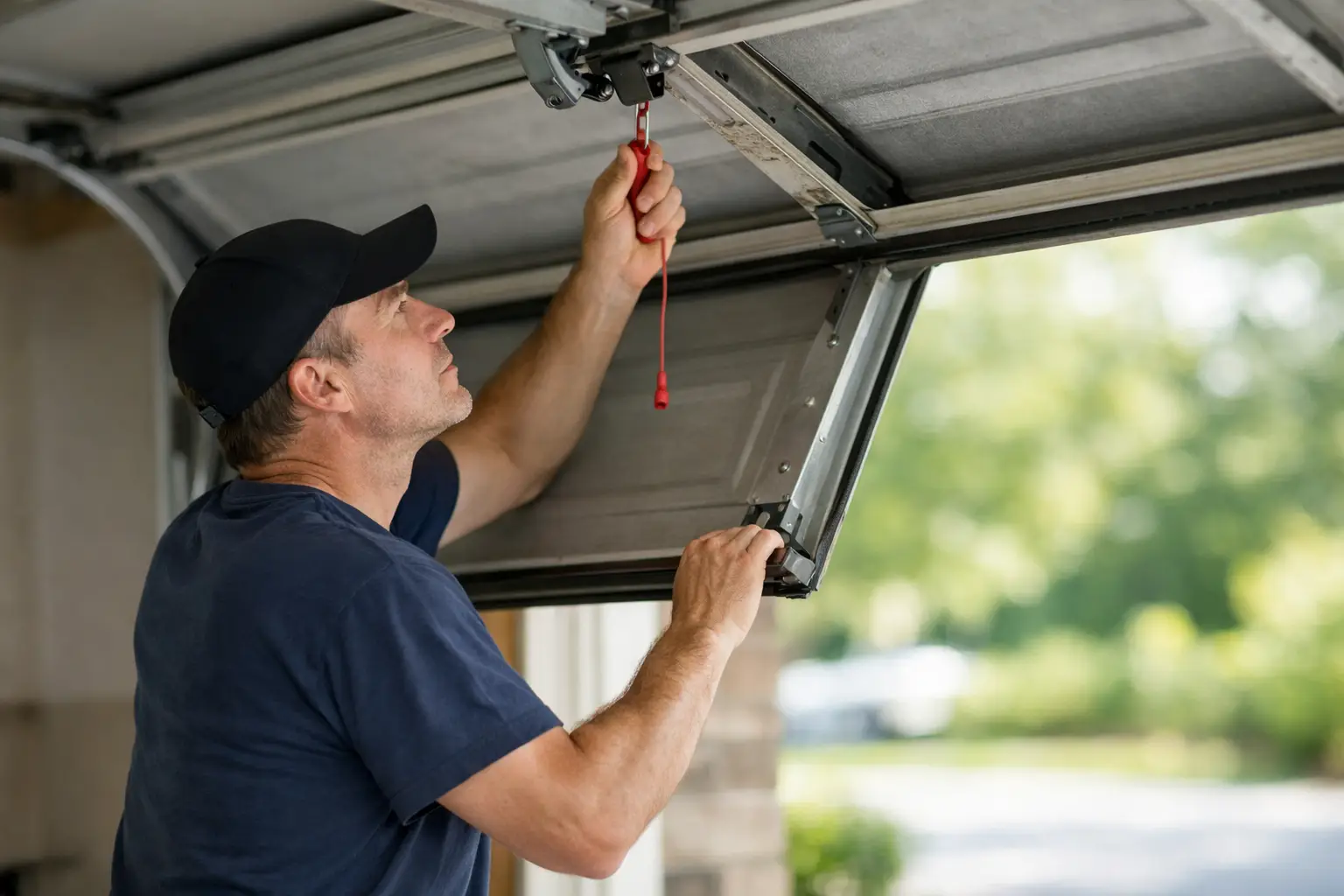 How to Open a Garage Door Manually, Safely
