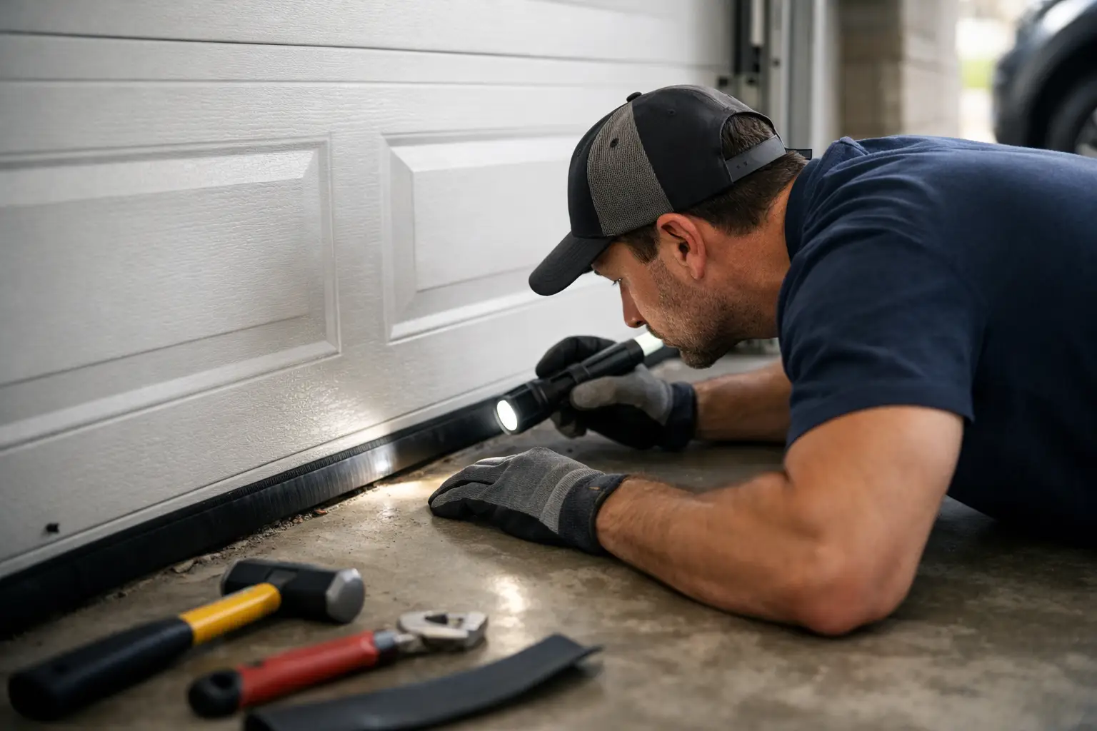 How to Fix Garage Door Gap Problems Safely