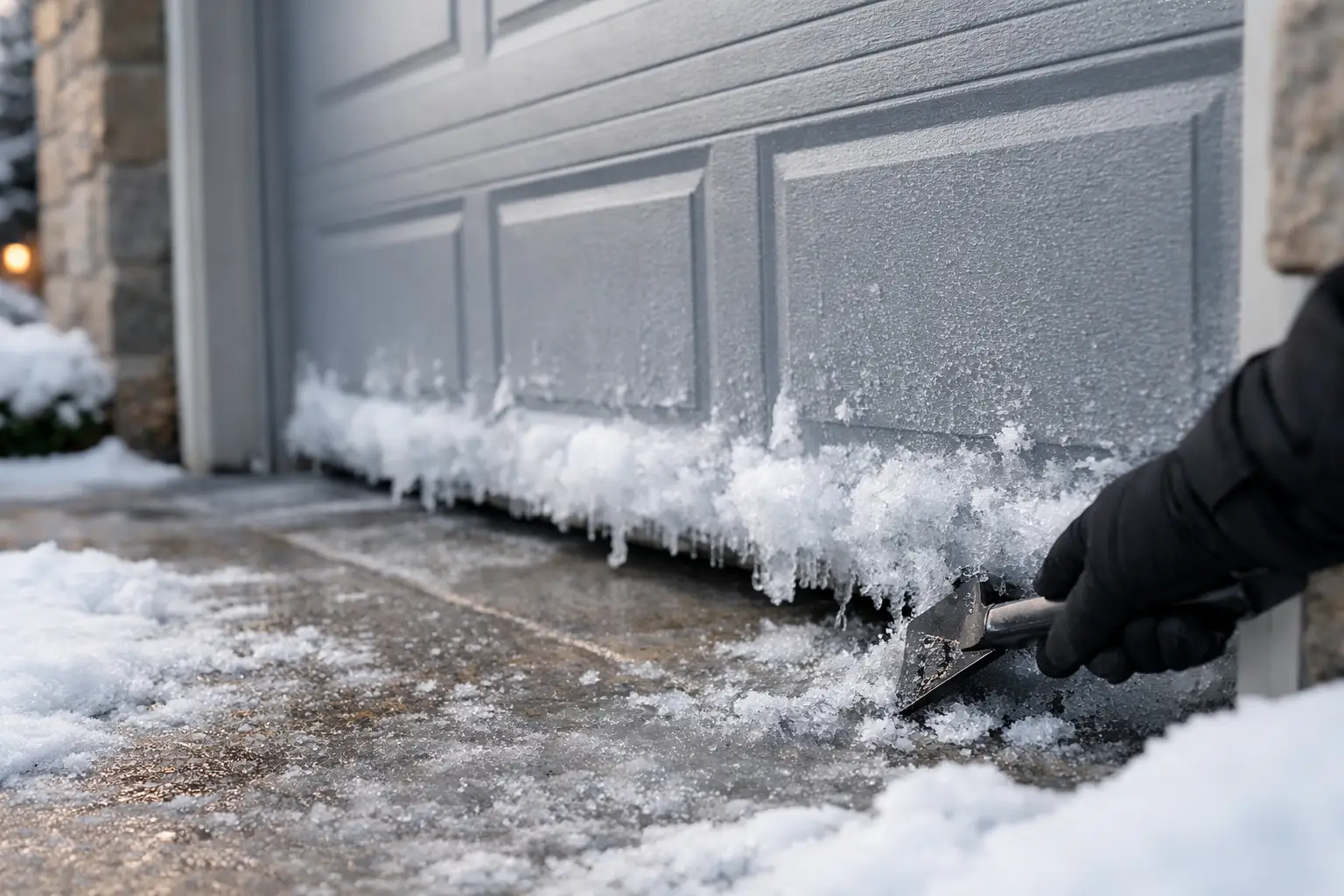 Can Garage Doors Freeze Shut? What to Do