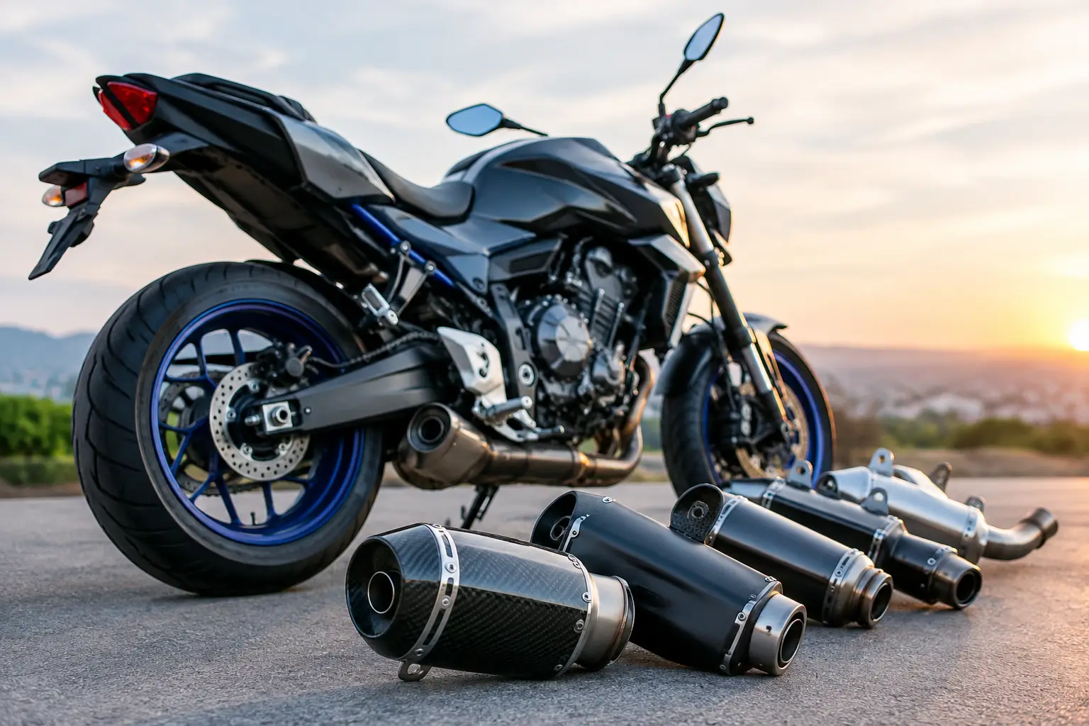 イワガン Ixil KK7230XC XC Carbon Exhaust for Kawasaki Z 900 (25)