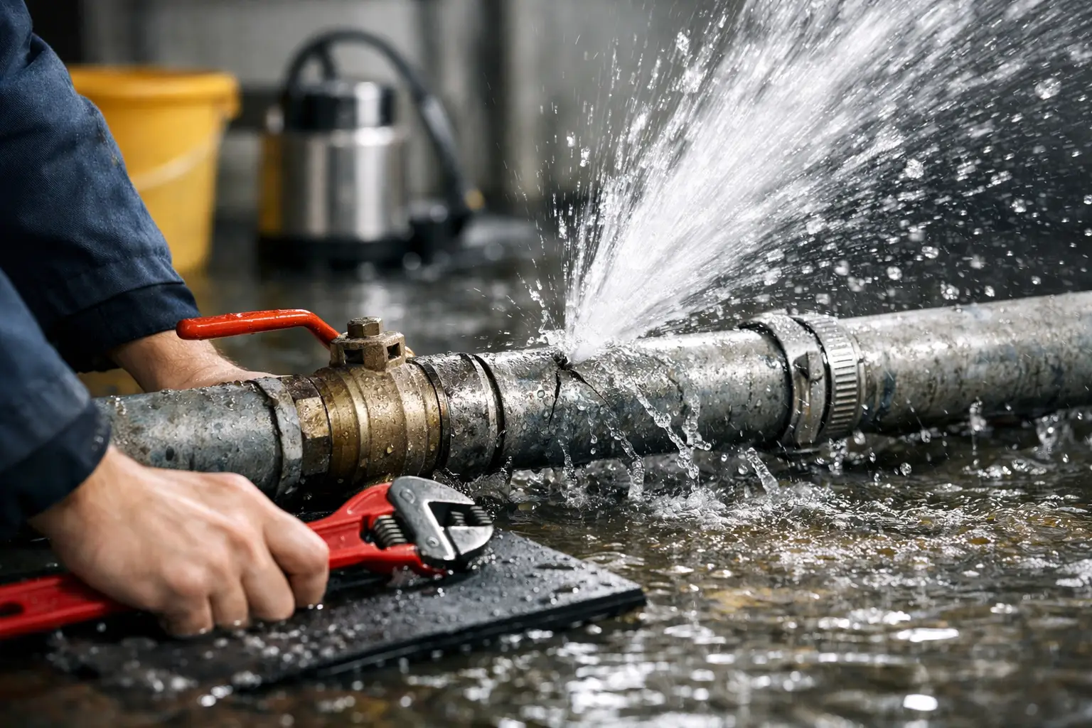How to Stop Burst Pipe Flooding Fast — Cape Cod plumbing and HVAC guide