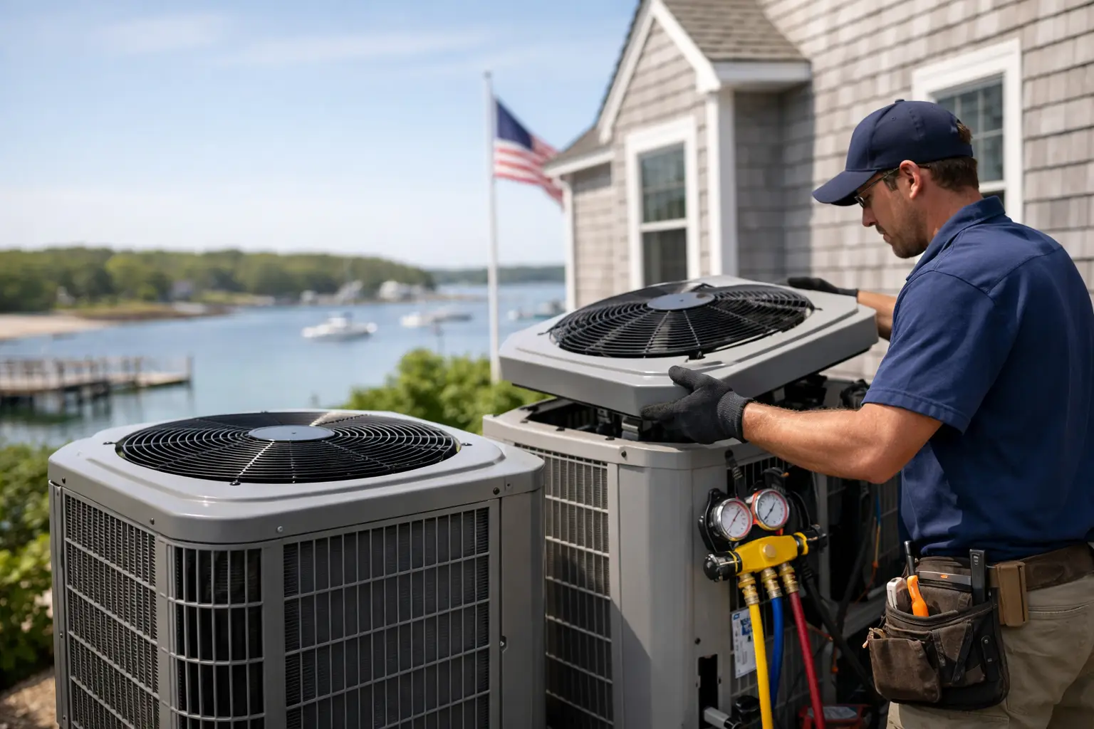 Air Conditioner Replacement in Cotuit, MA — Cape Cod plumbing and HVAC guide