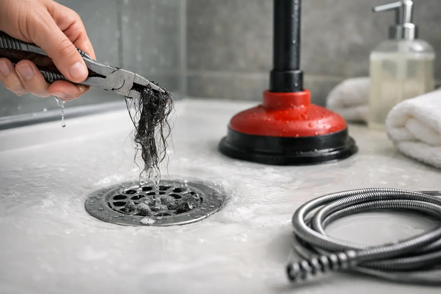 Why Is My Shower Draining Slow? Causes and Fixes