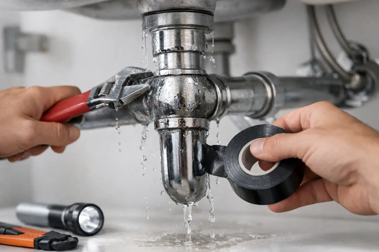 How to Stop a Pipe Leak Fast