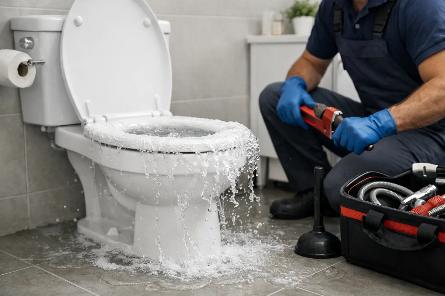 Toilet Overflowing Emergency Plumber Guide