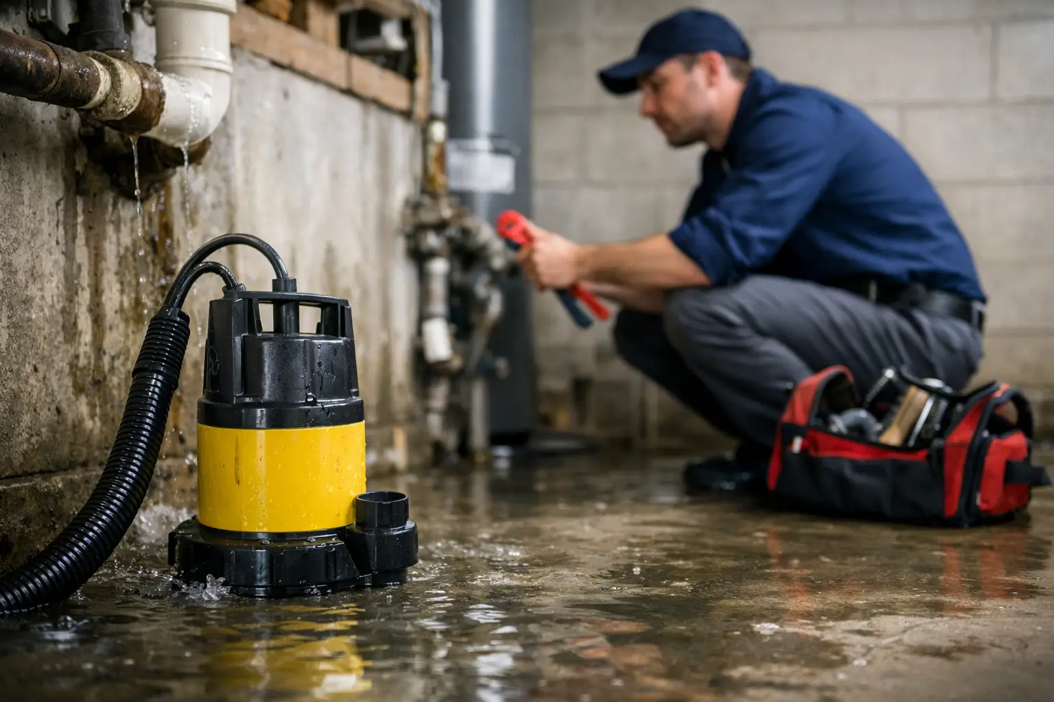 When You Need a Water in Basement Plumber