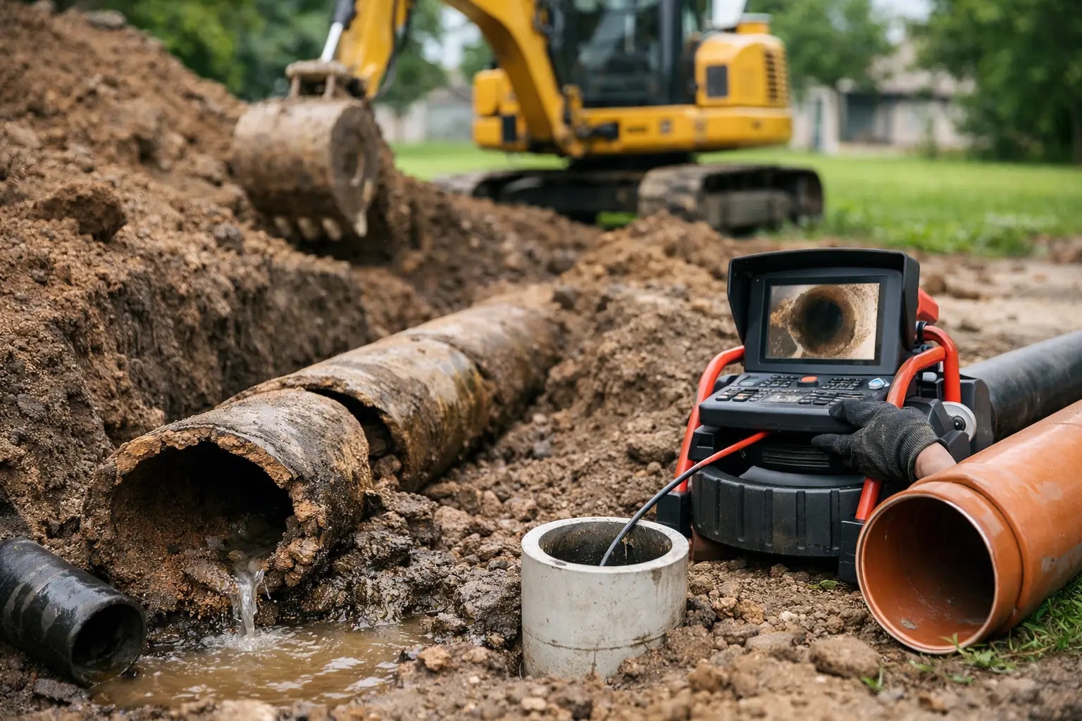 Sewer Line Repair: Signs, Options, Costs