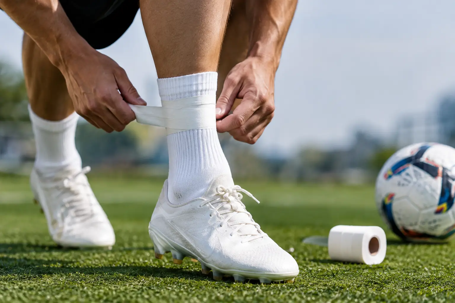 Football Sock Tape for Secure Match-Day Fit