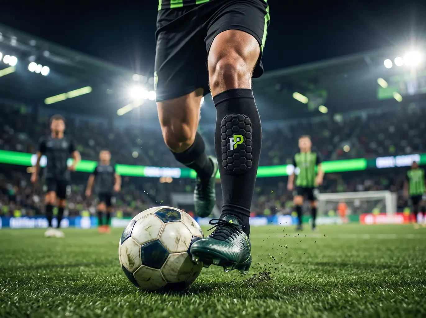 Football Shin Guards That Stay Put in Play