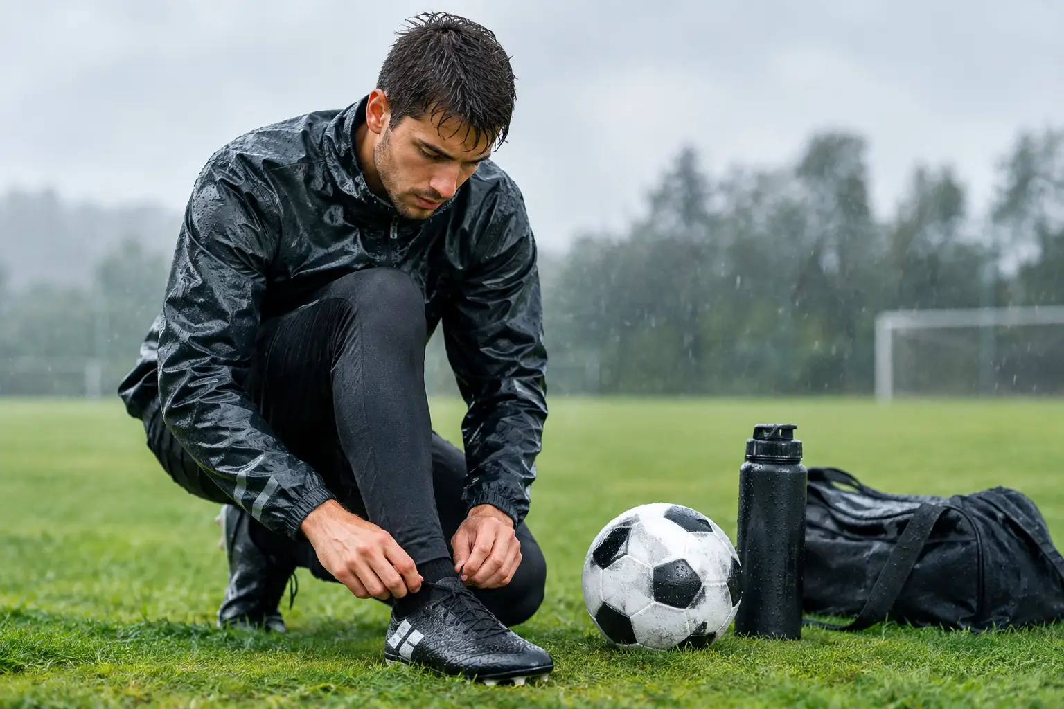 Football Gear for Wet Weather: Play Securely