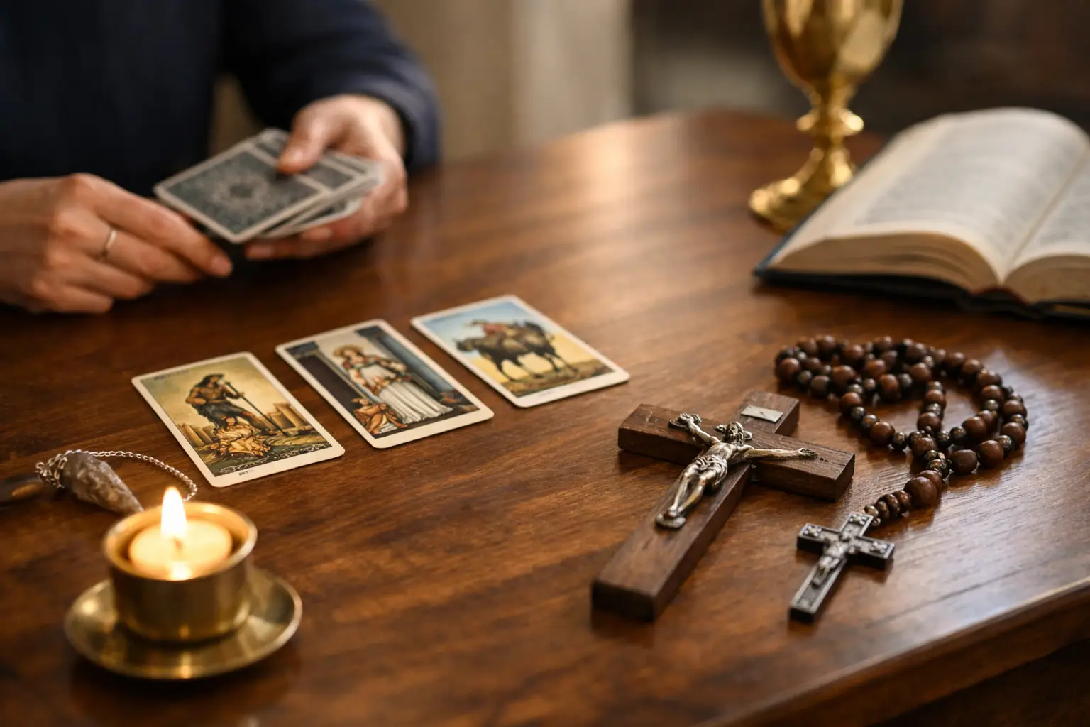 Cartomanzia e Chiesa cattolica a confronto