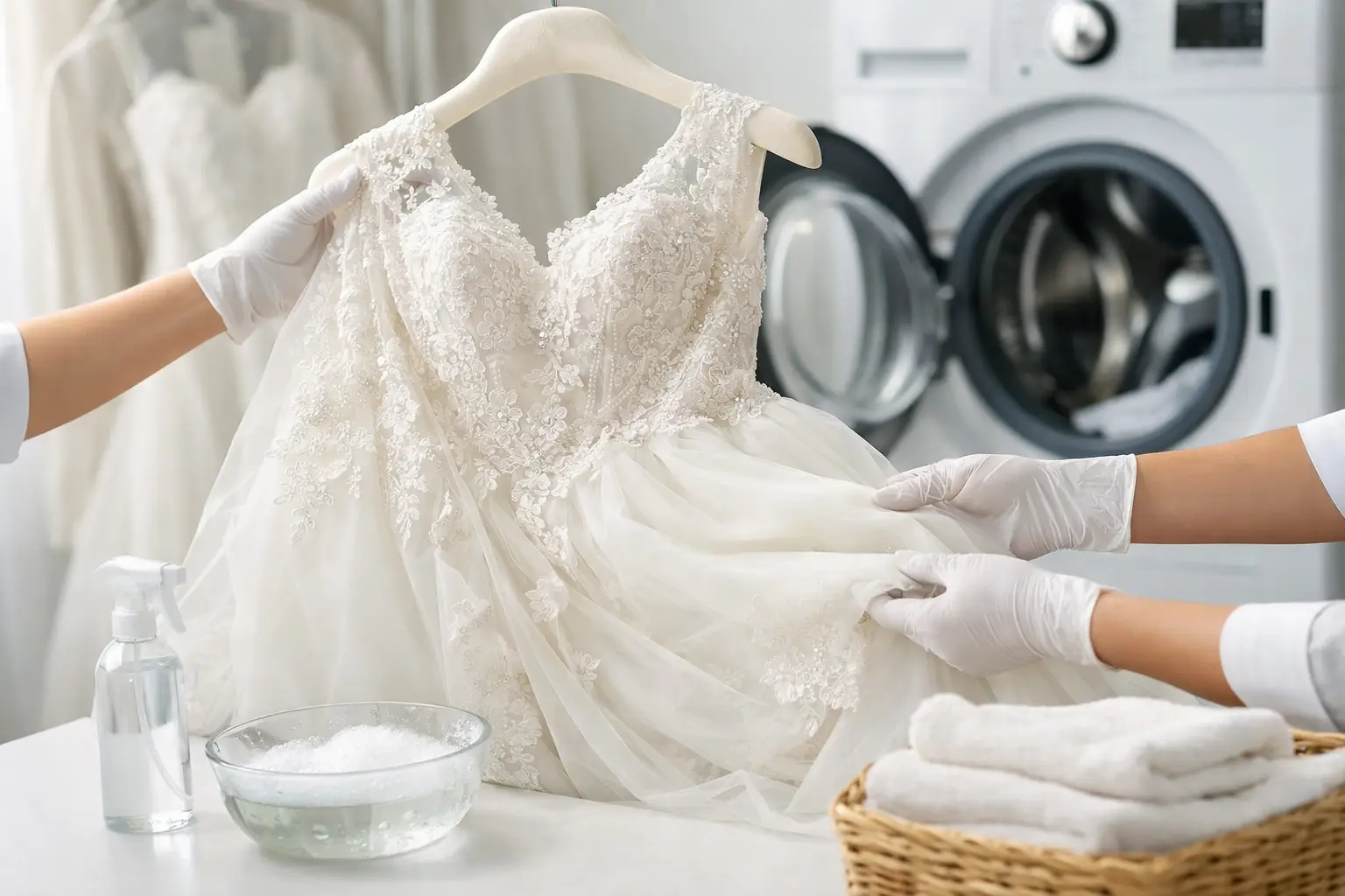 Wedding Dress Cleaning After Your Wedding Day