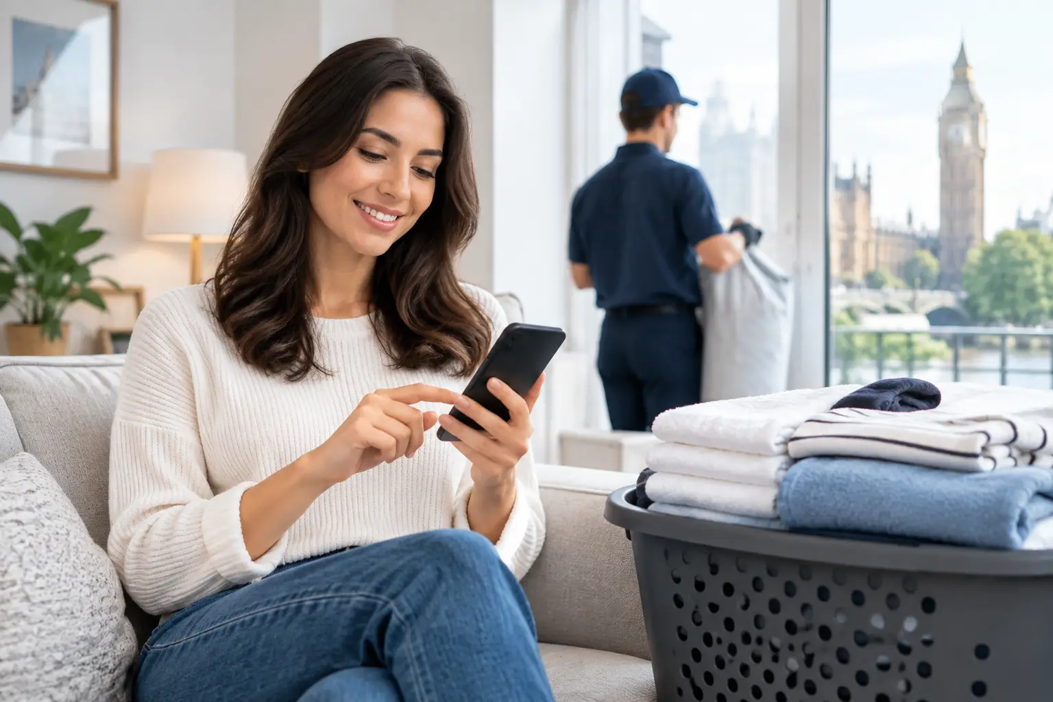How to Book Laundry Collection Online in London