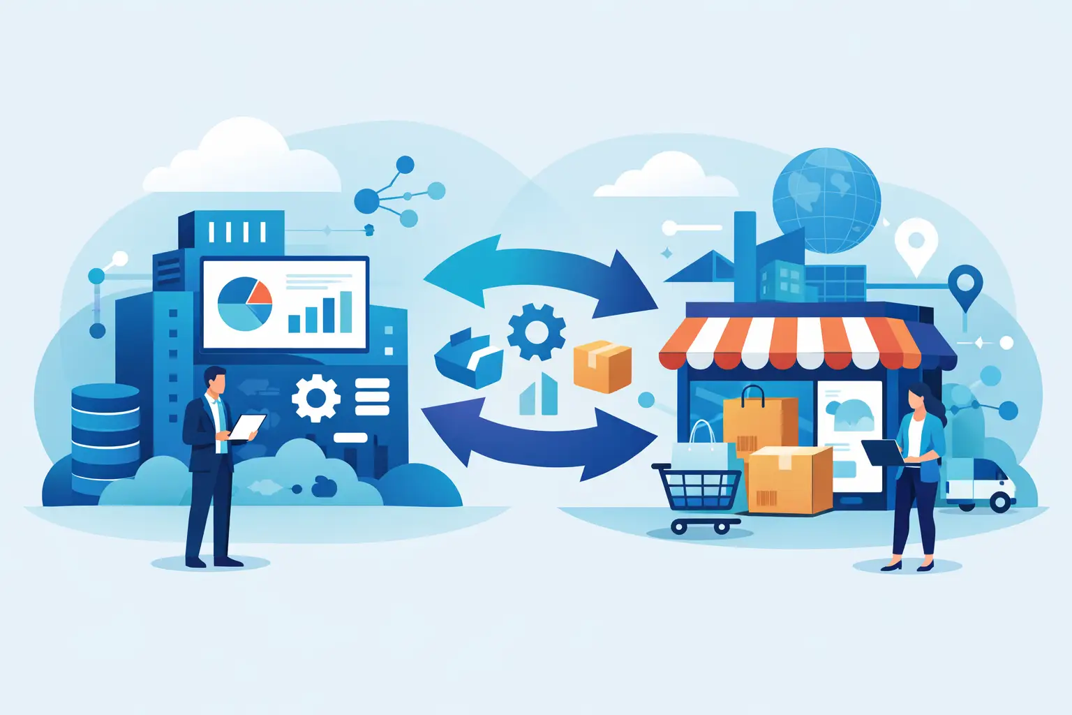 Vállalati szintű ERP és Webshop Integráció