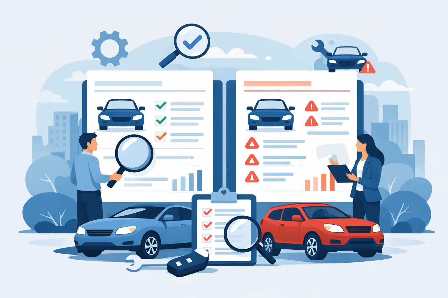 How to Compare Vehicle Condition Reports