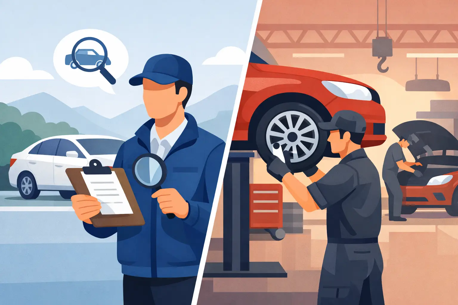 Independent Inspector vs Repair Shop