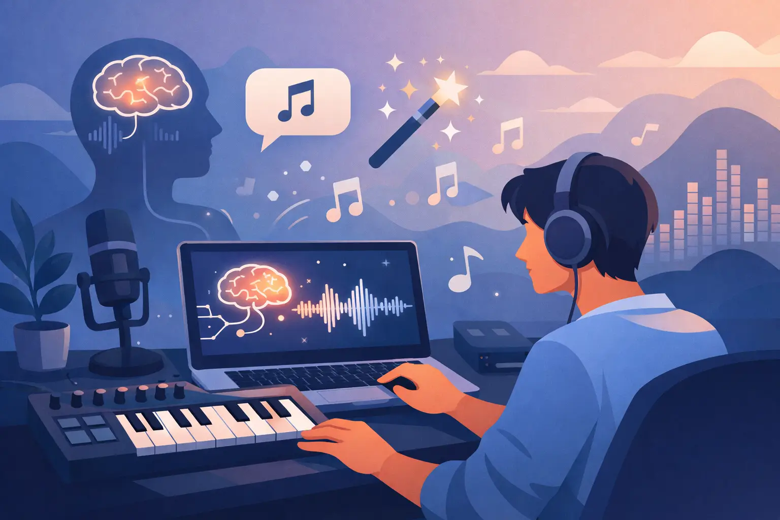 Créer de la musique avec un prompt personnel