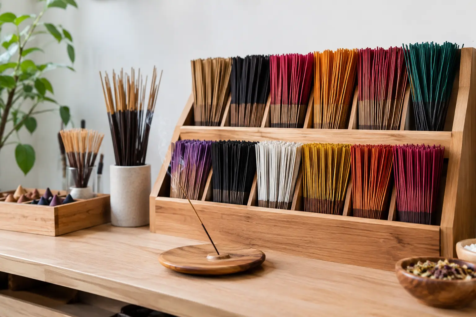 Organiser vos rayons d’encens professionnels