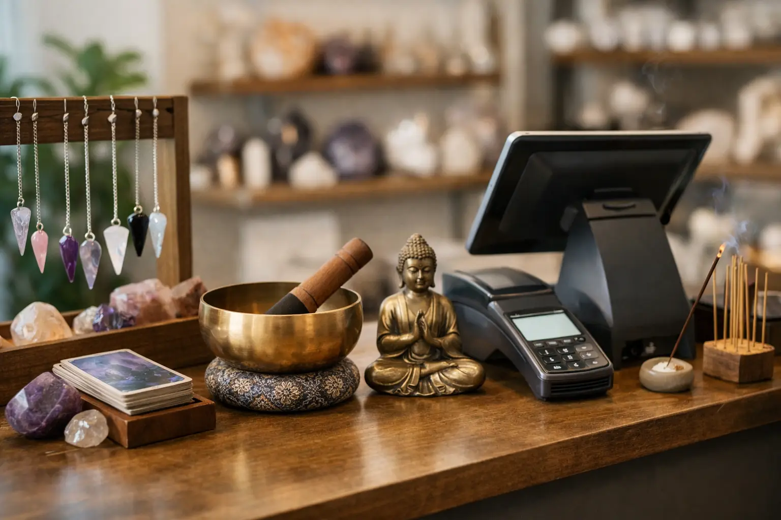 Top accessoires caisse boutique spirituelle