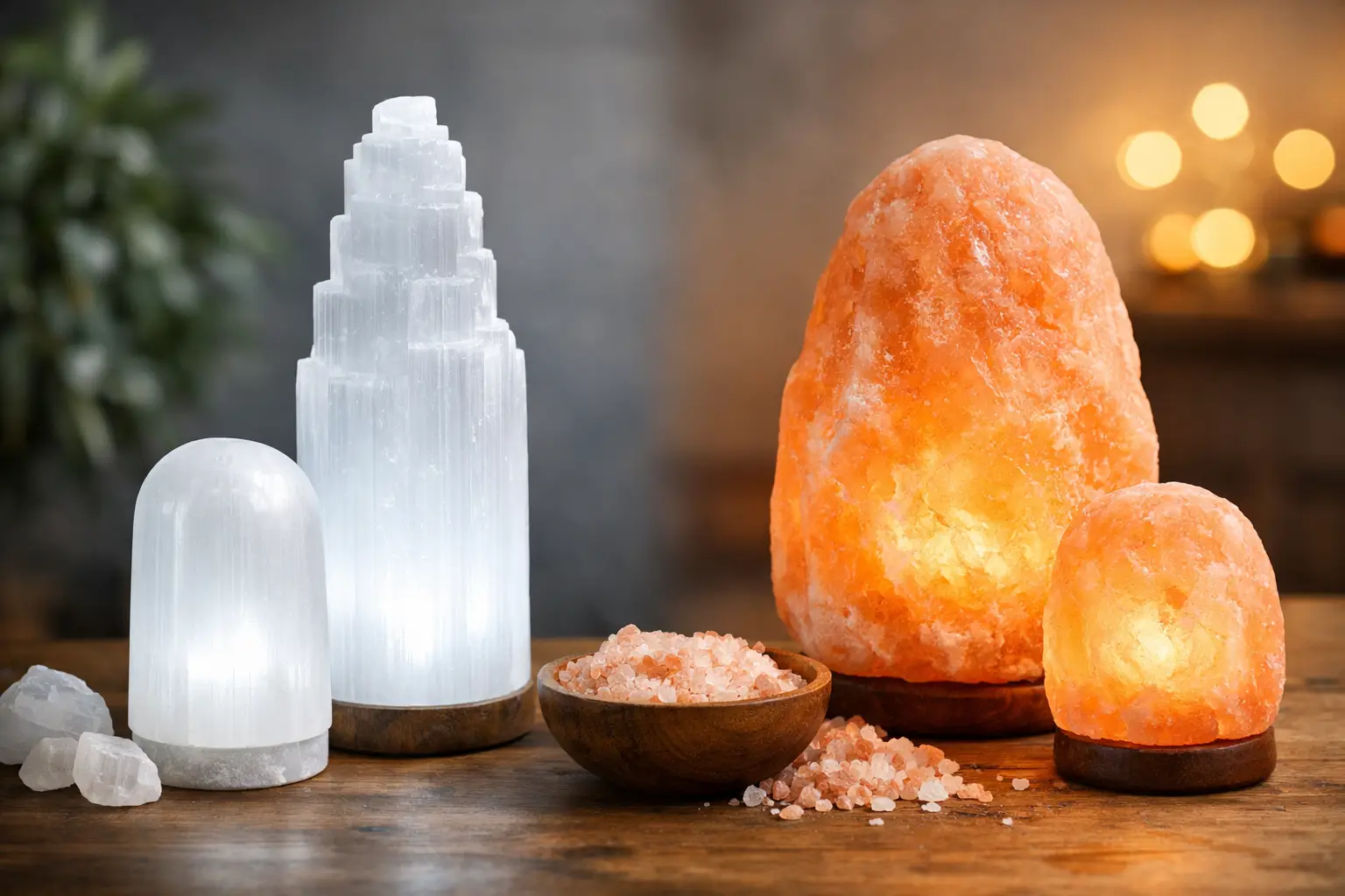 Lampes sélénite vs sel pour votre boutique