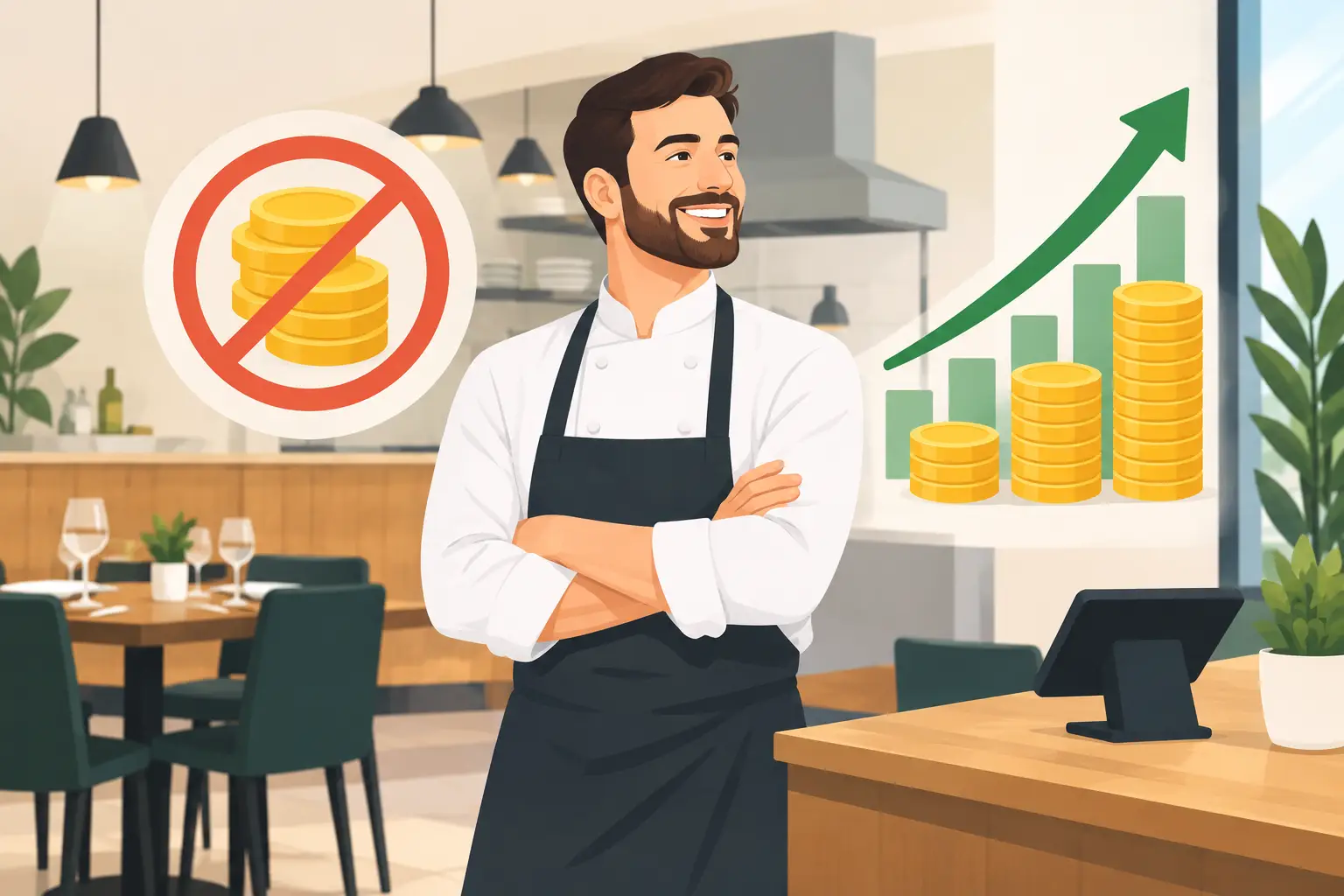 Primer restorana bez provizija: više profita