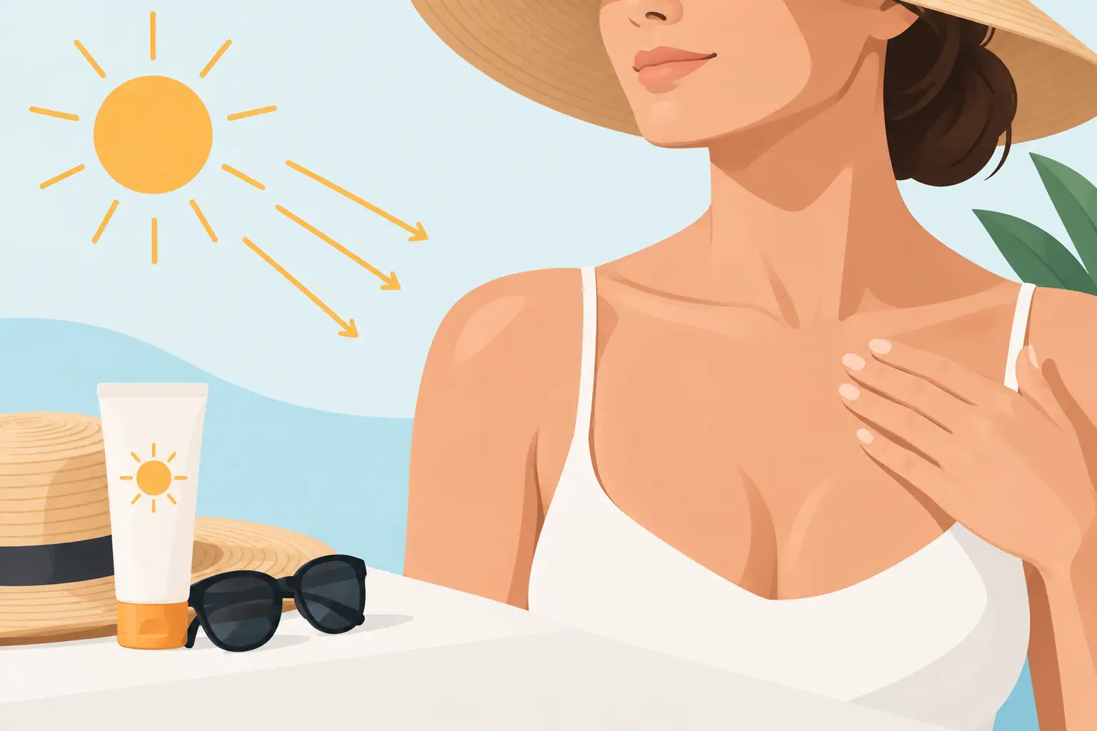 How to Protect Chest Skin From Sun Exposure