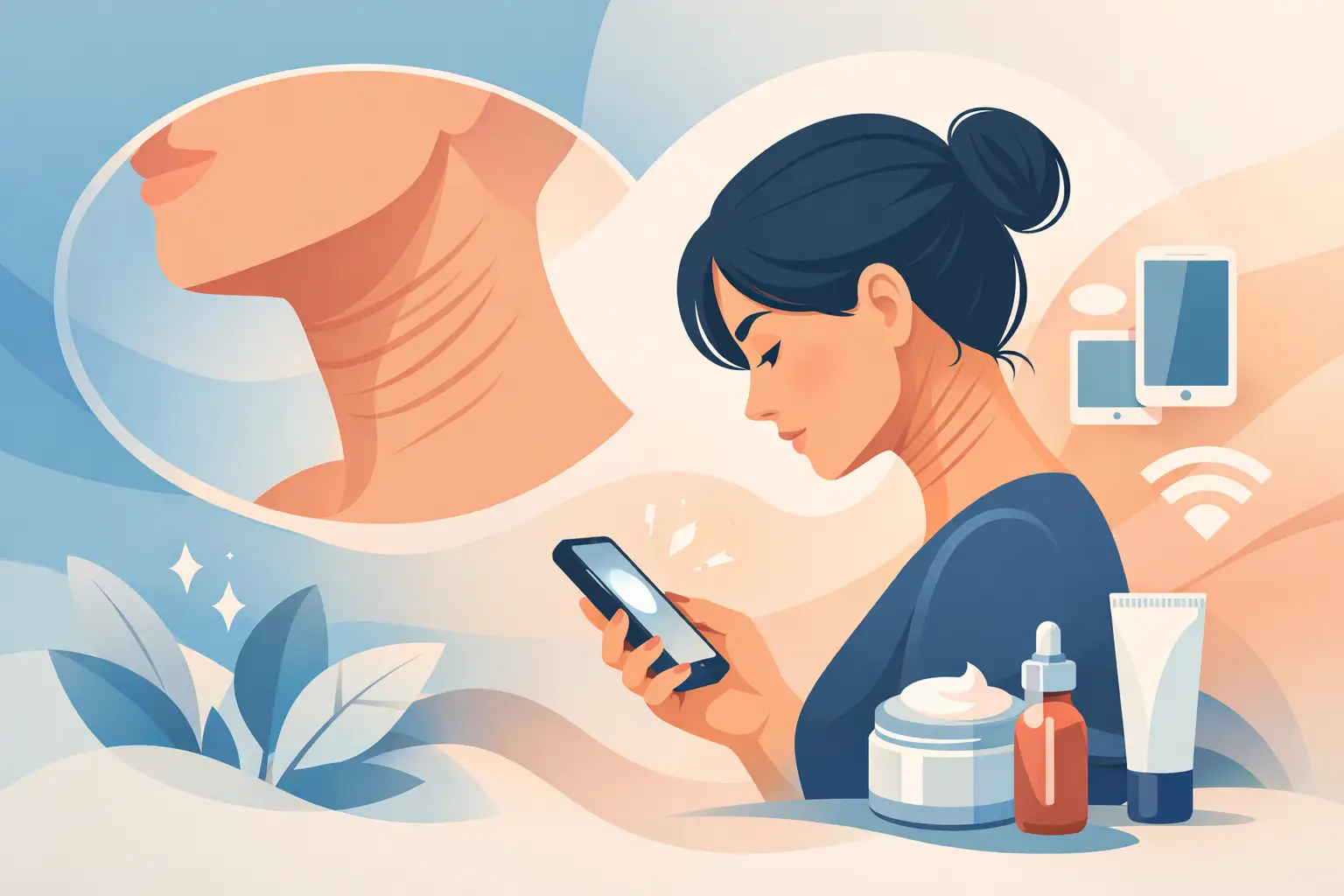 Tech Neck Wrinkles and the Care They Need